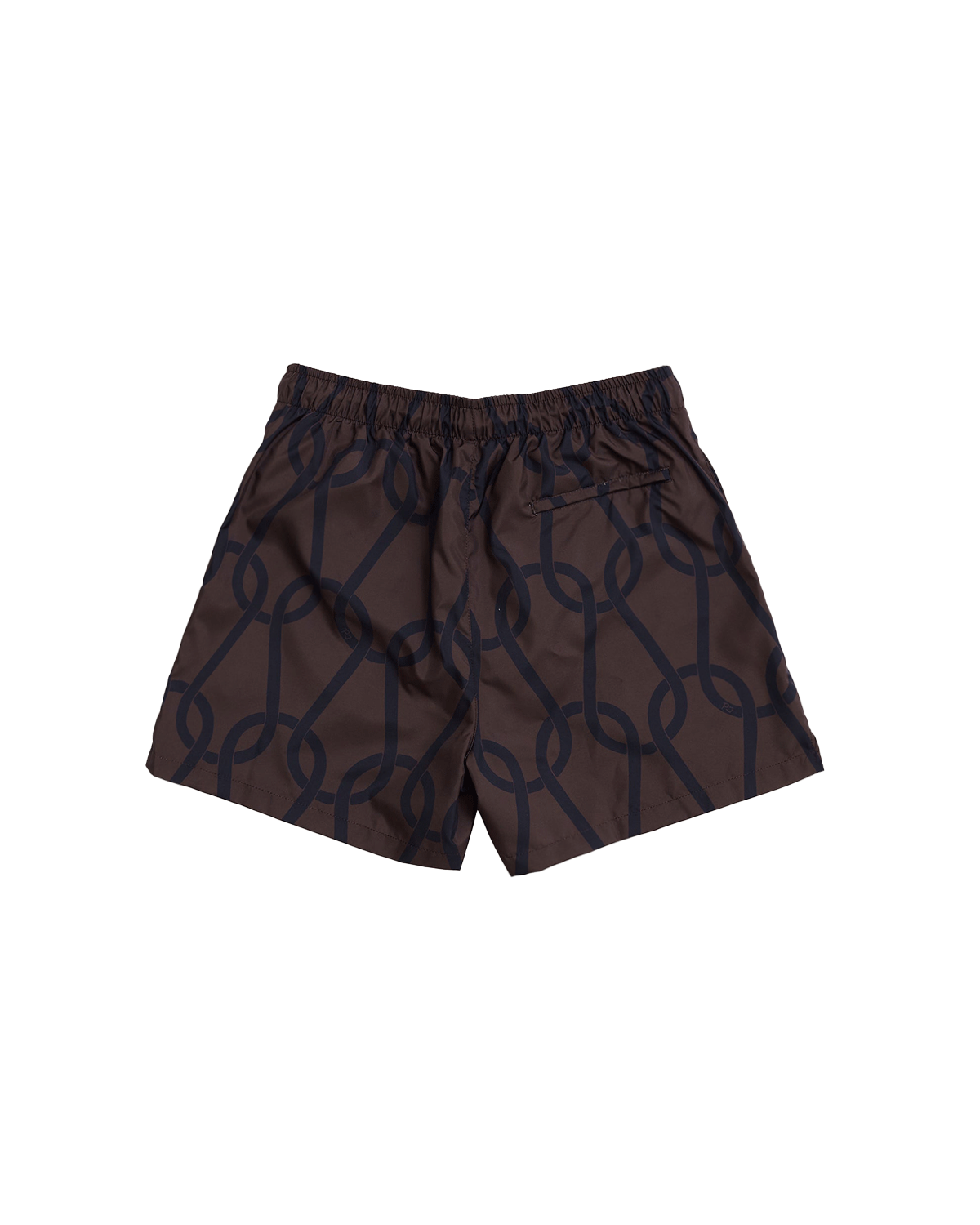 Chainmail Swim Short - Chocolate