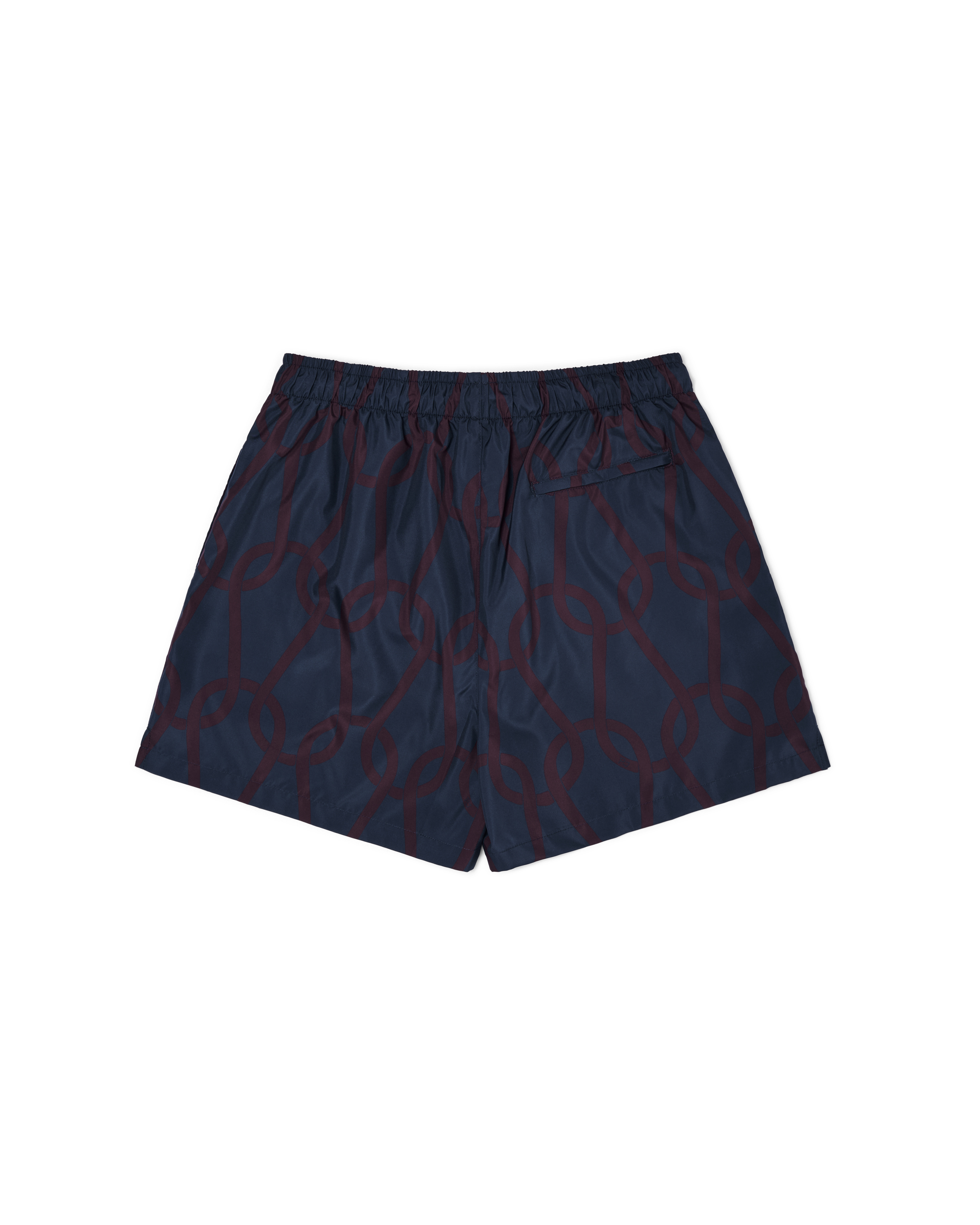 Chainmail Swim Short - Bordeaux