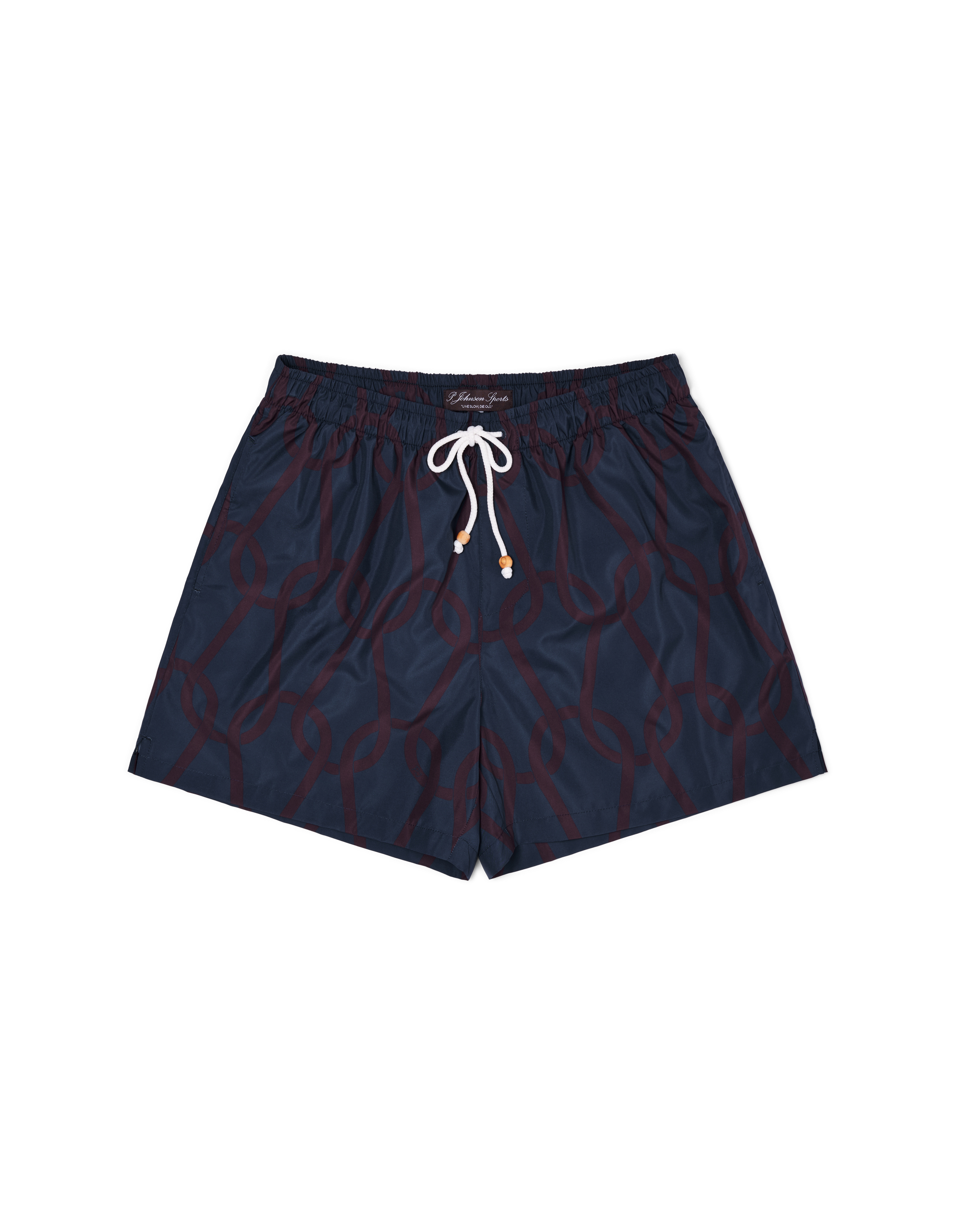 Chainmail Swim Short - Bordeaux