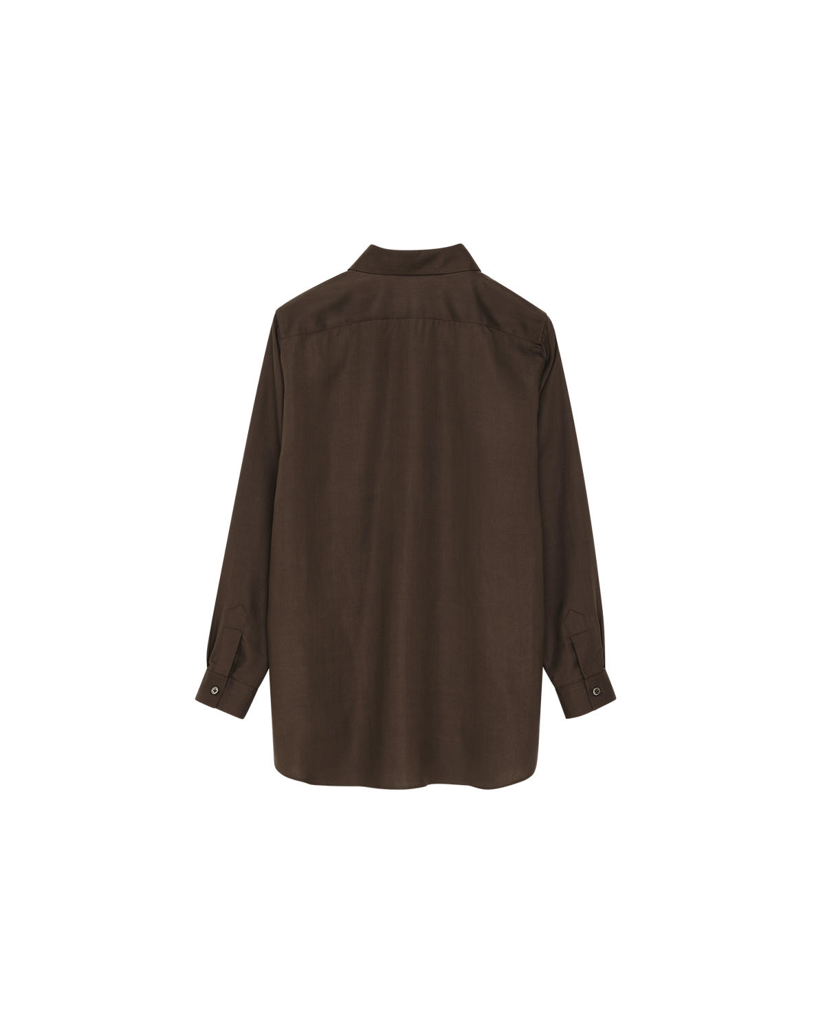 Classic Shirt - Chocolate Dupioni