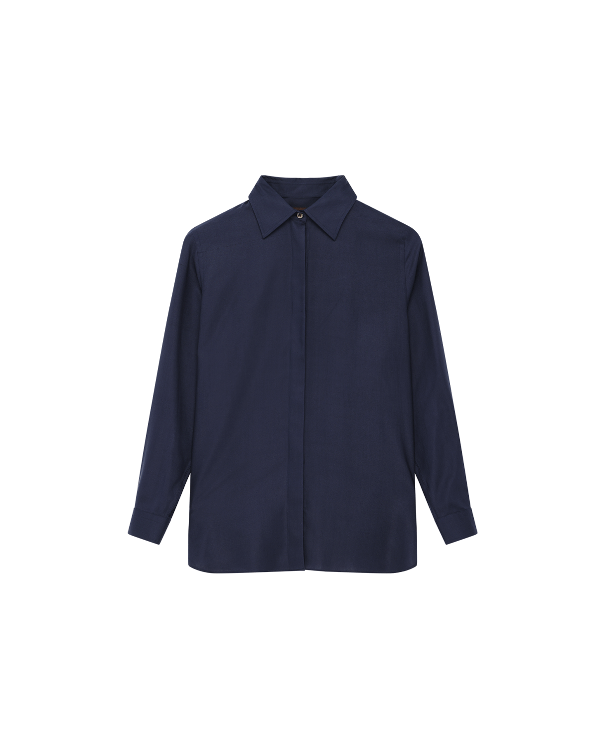 Classic Shirt - Navy Dupioni