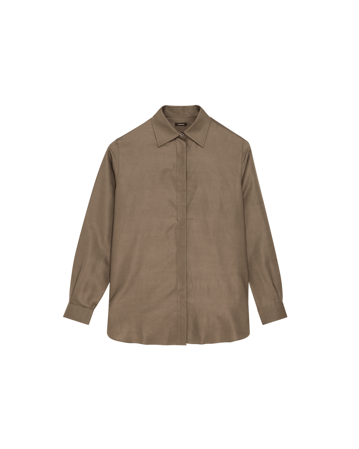 Classic Shirt - Taupe Dupioni