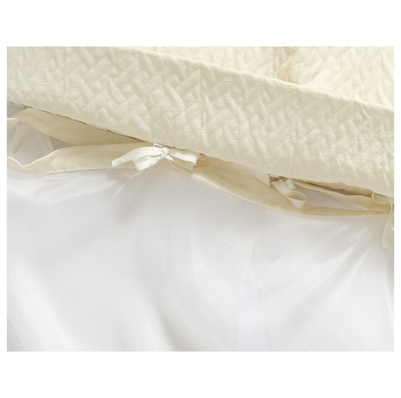 Sabine Strapless Quilted Dress - Antique White