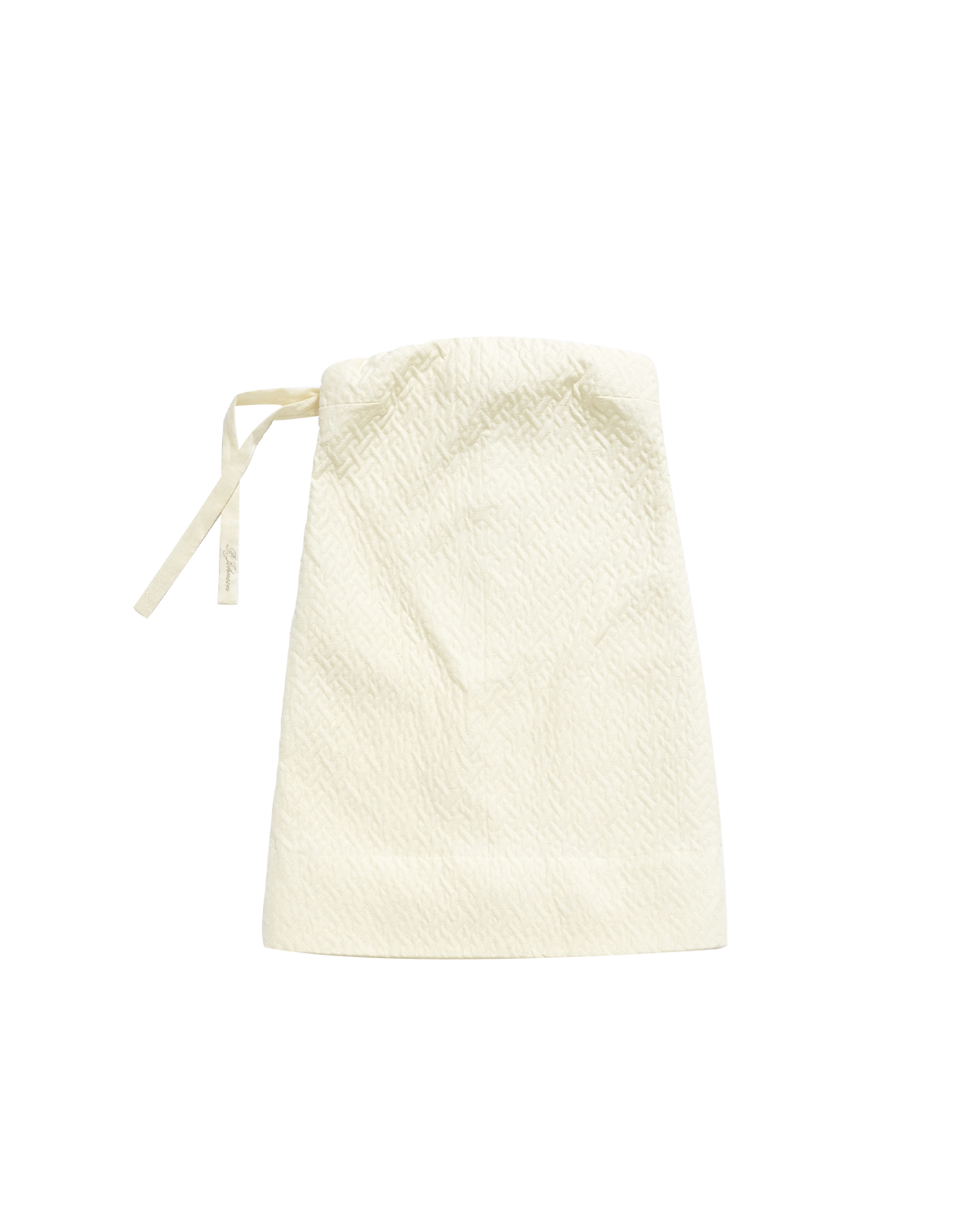 Sabine Strapless Quilted Dress - Antique White