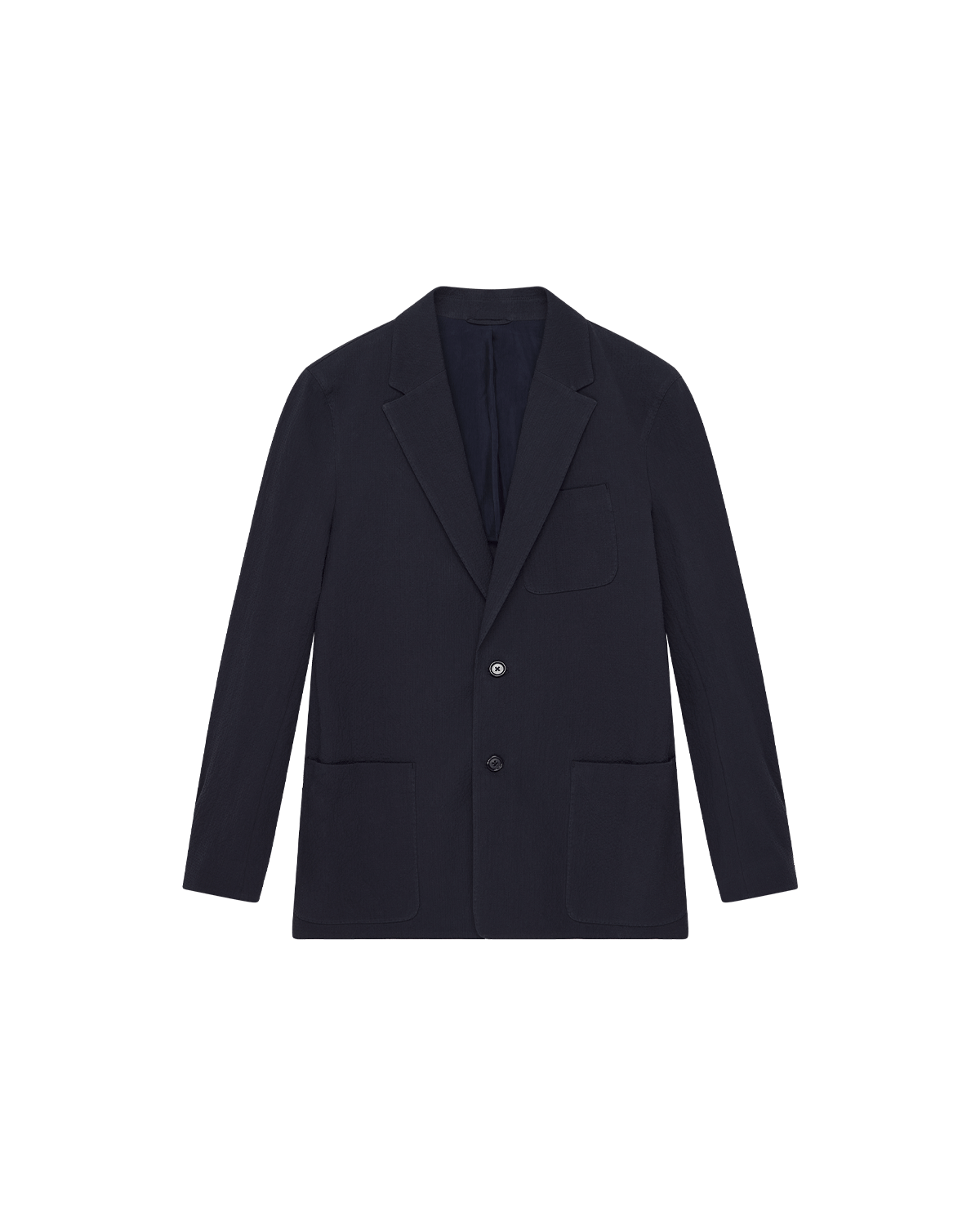 Slack Jacket - Navy Seersucker