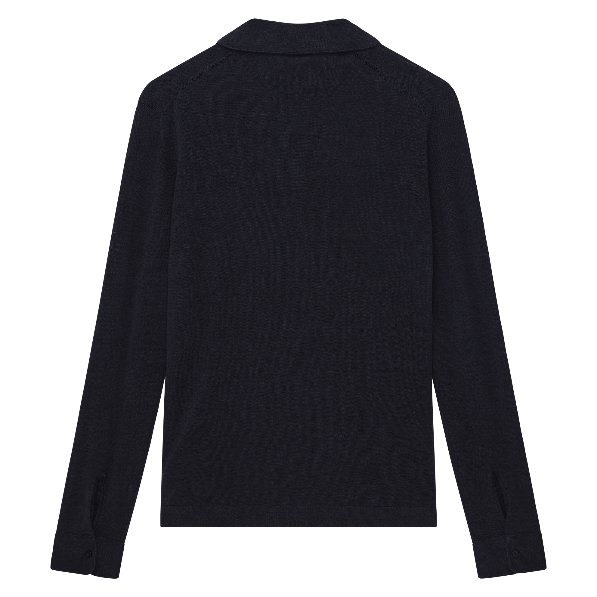 Linen Polo - Navy