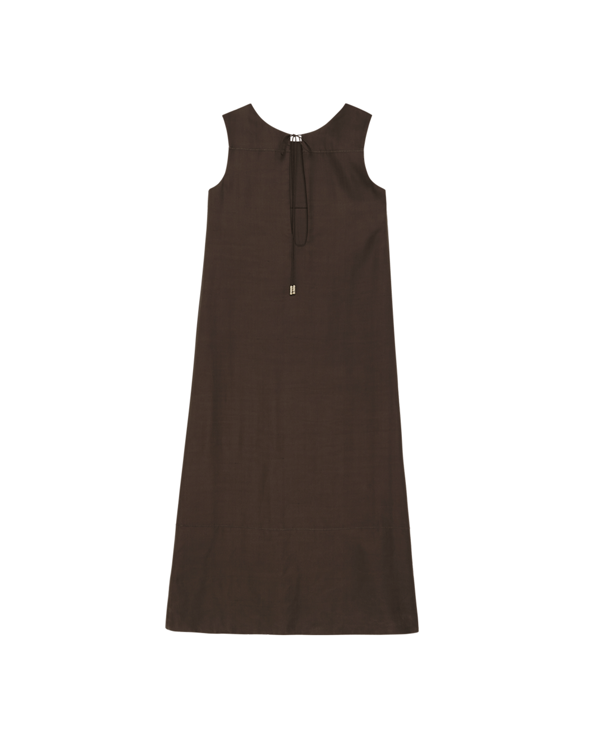 Maria Dress - Chocolate Dupioni