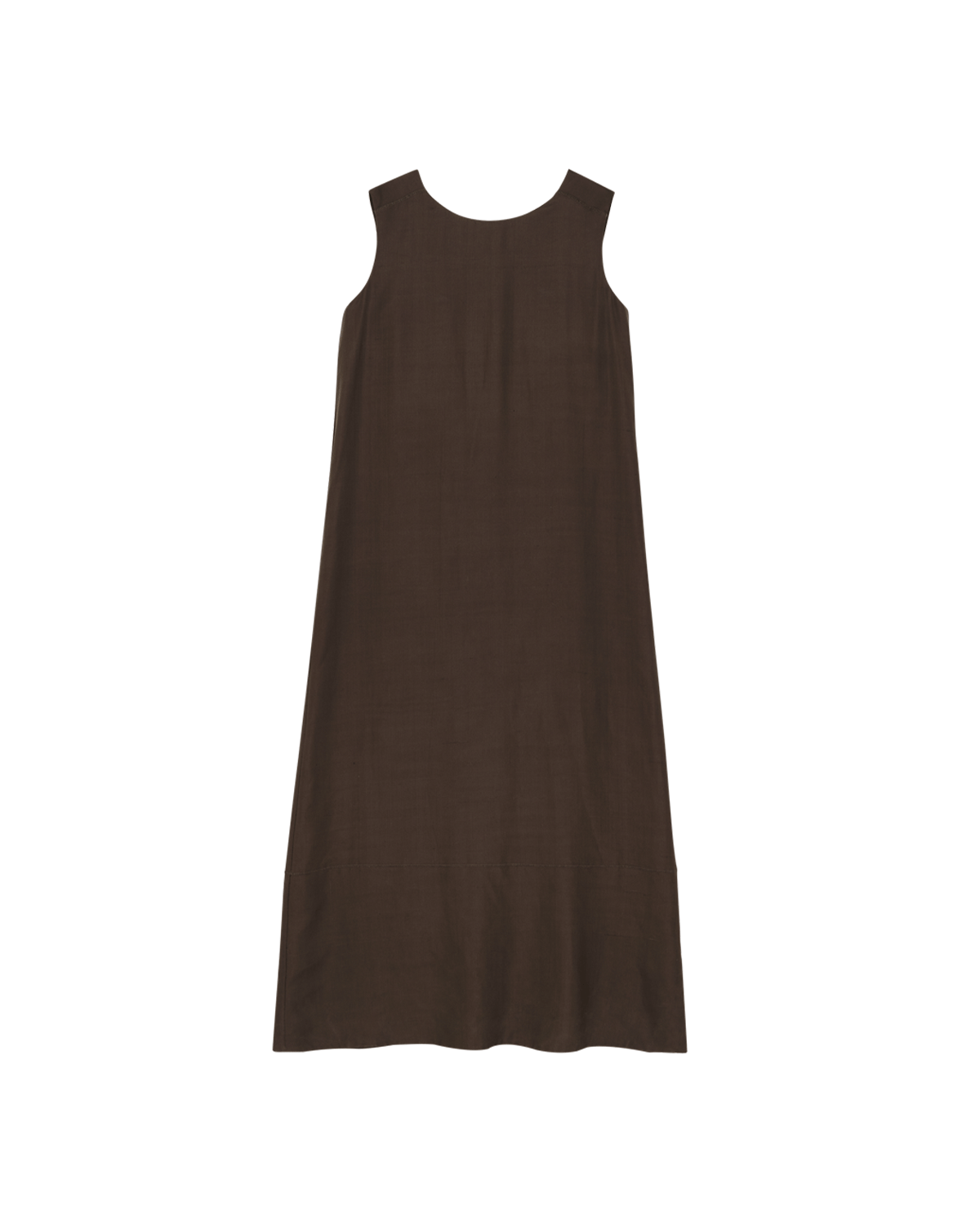 Maria Dress - Chocolate Dupioni