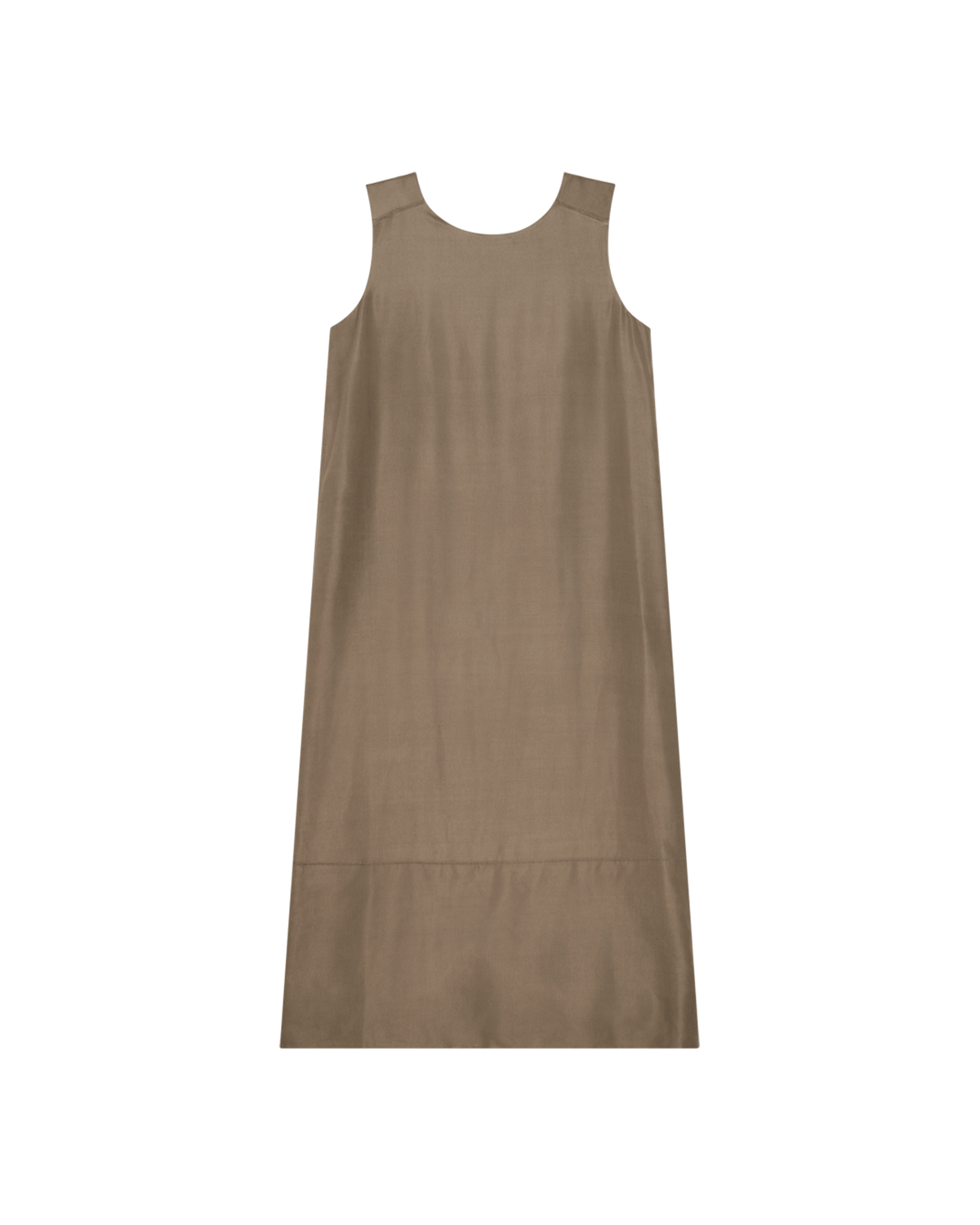 Maria Dress - Taupe Dupioni