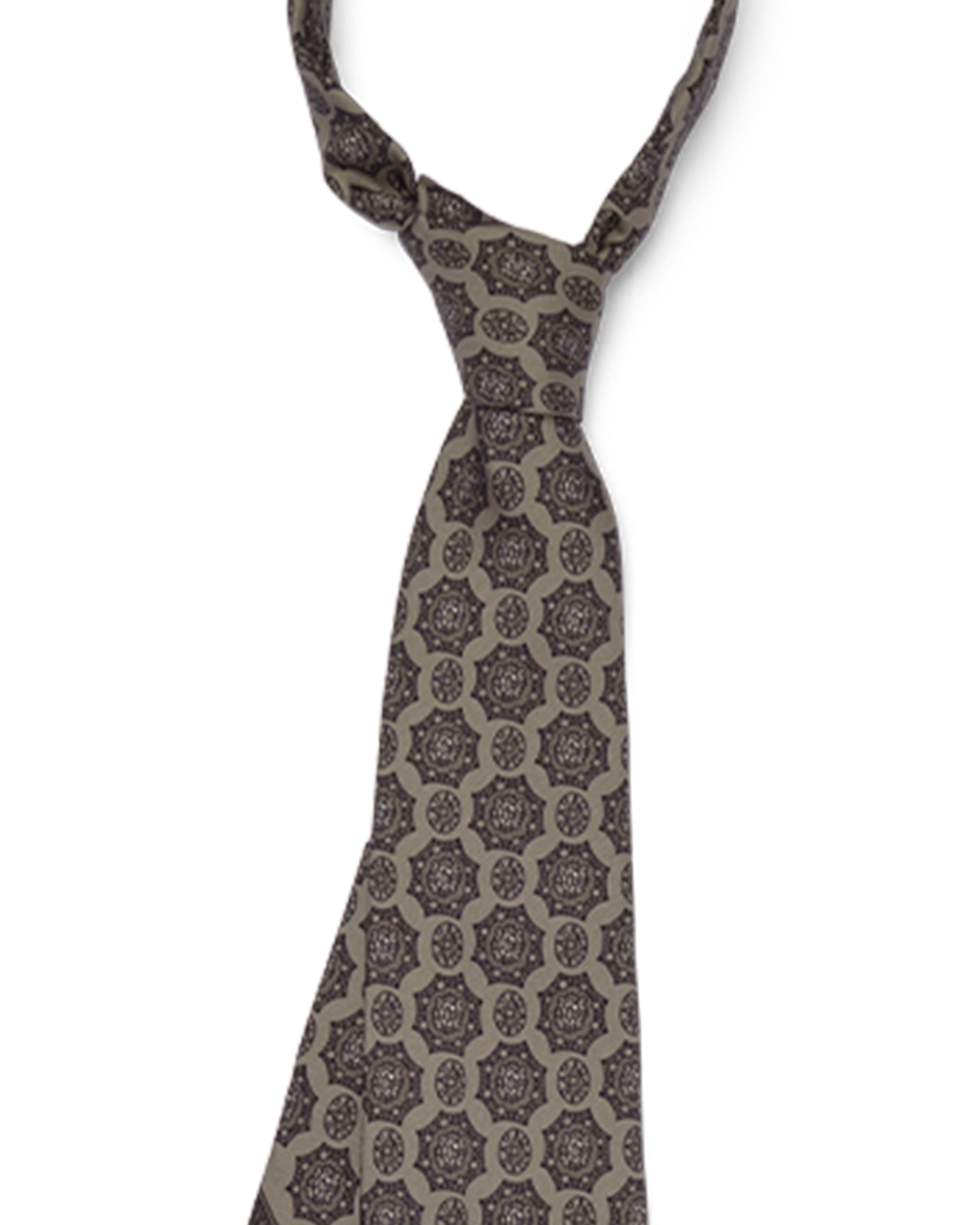 Paisley Bandana Tie - Taupe