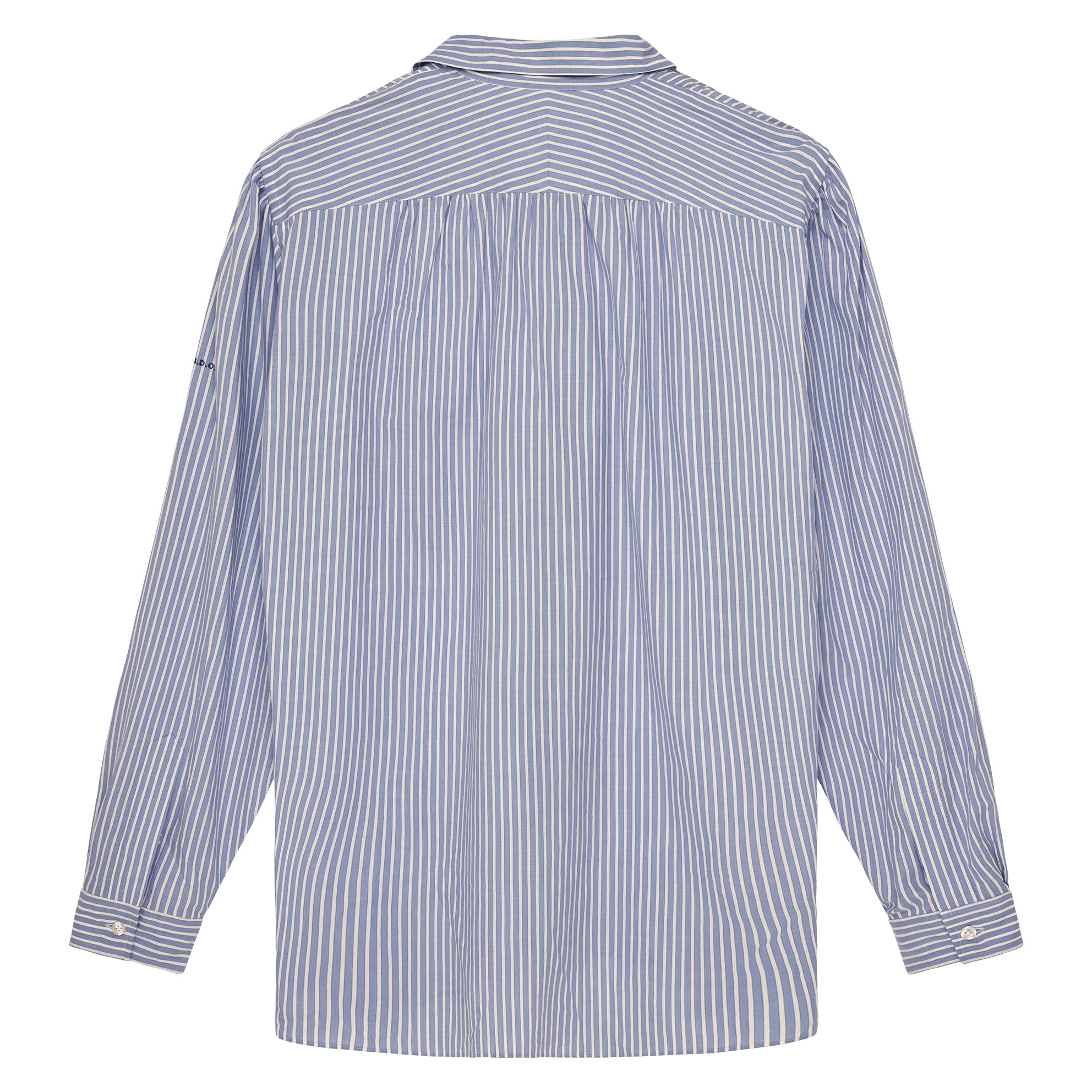 Fine Twill Popover - Blue & White Stripe