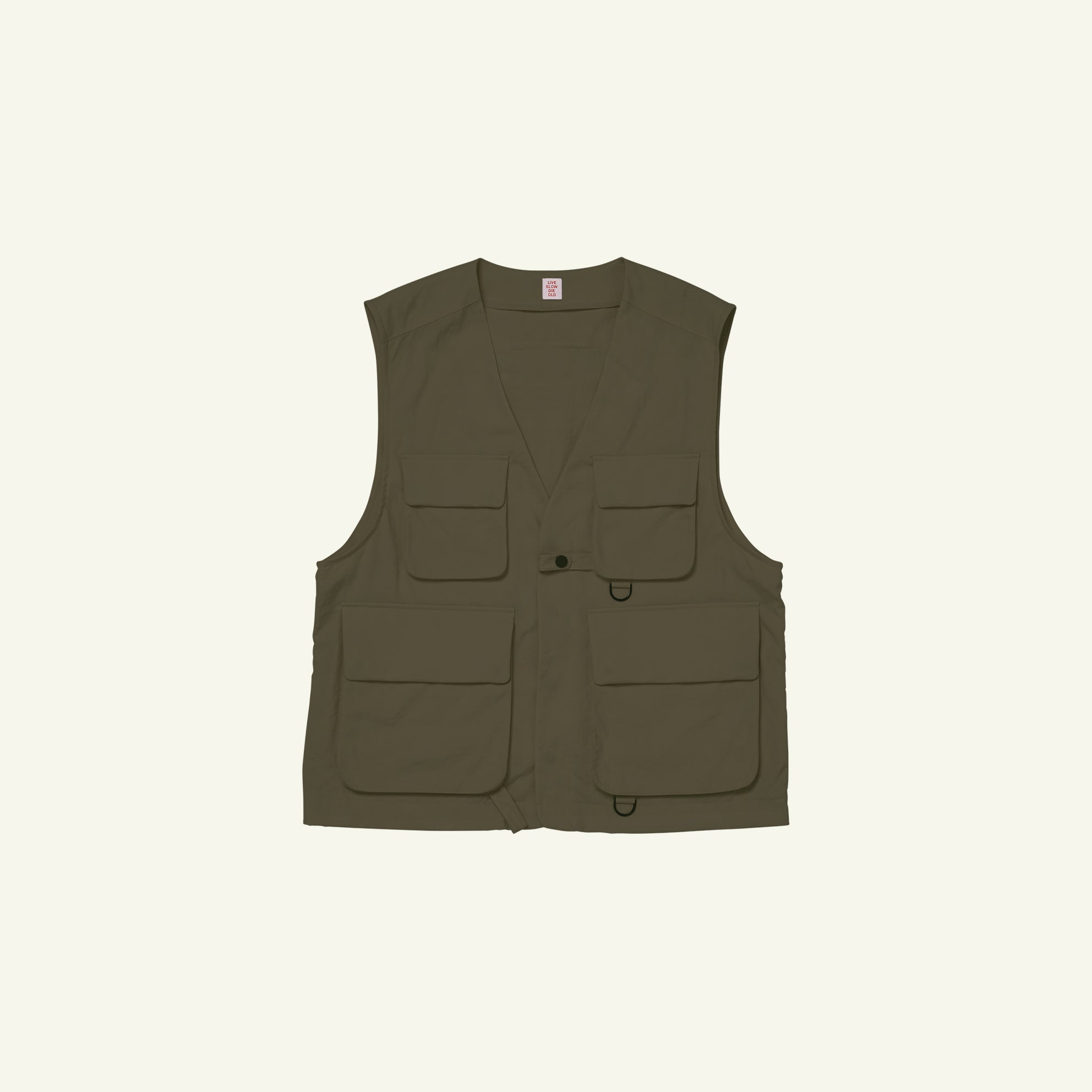 Ripstop Angler's Vest - Army Green