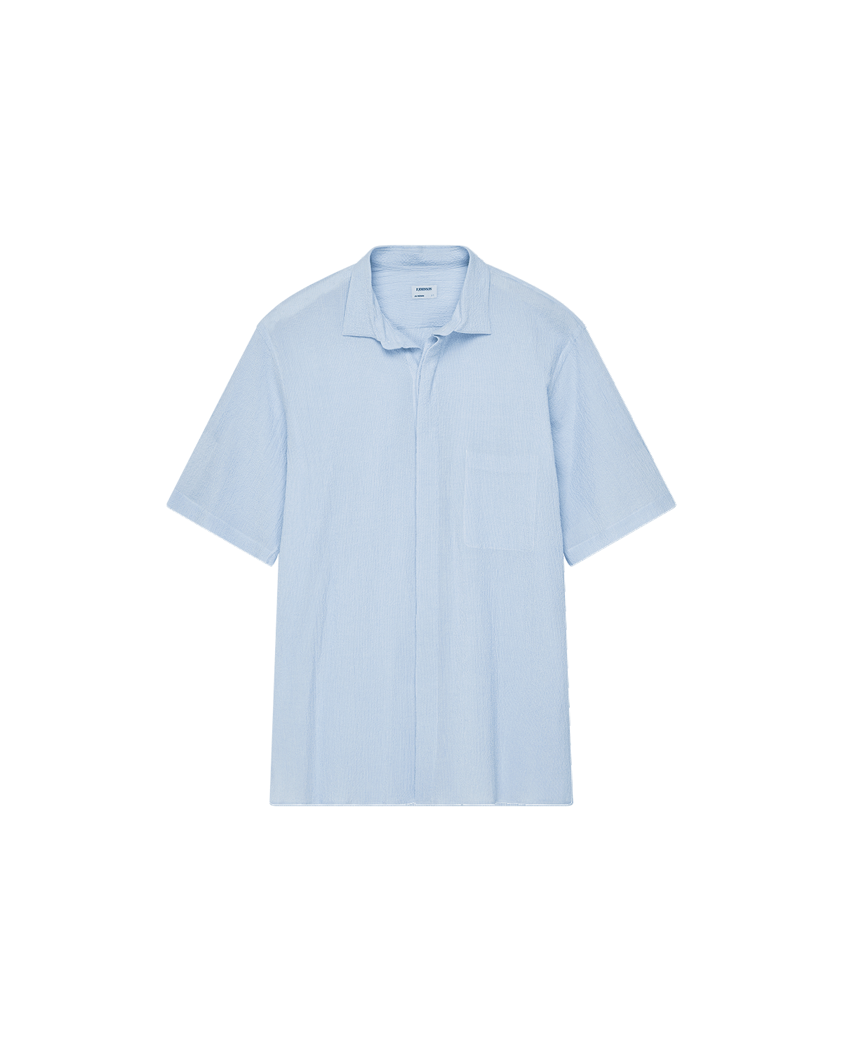 Resort Shirt I - Blue Stripe Fine Seersucker