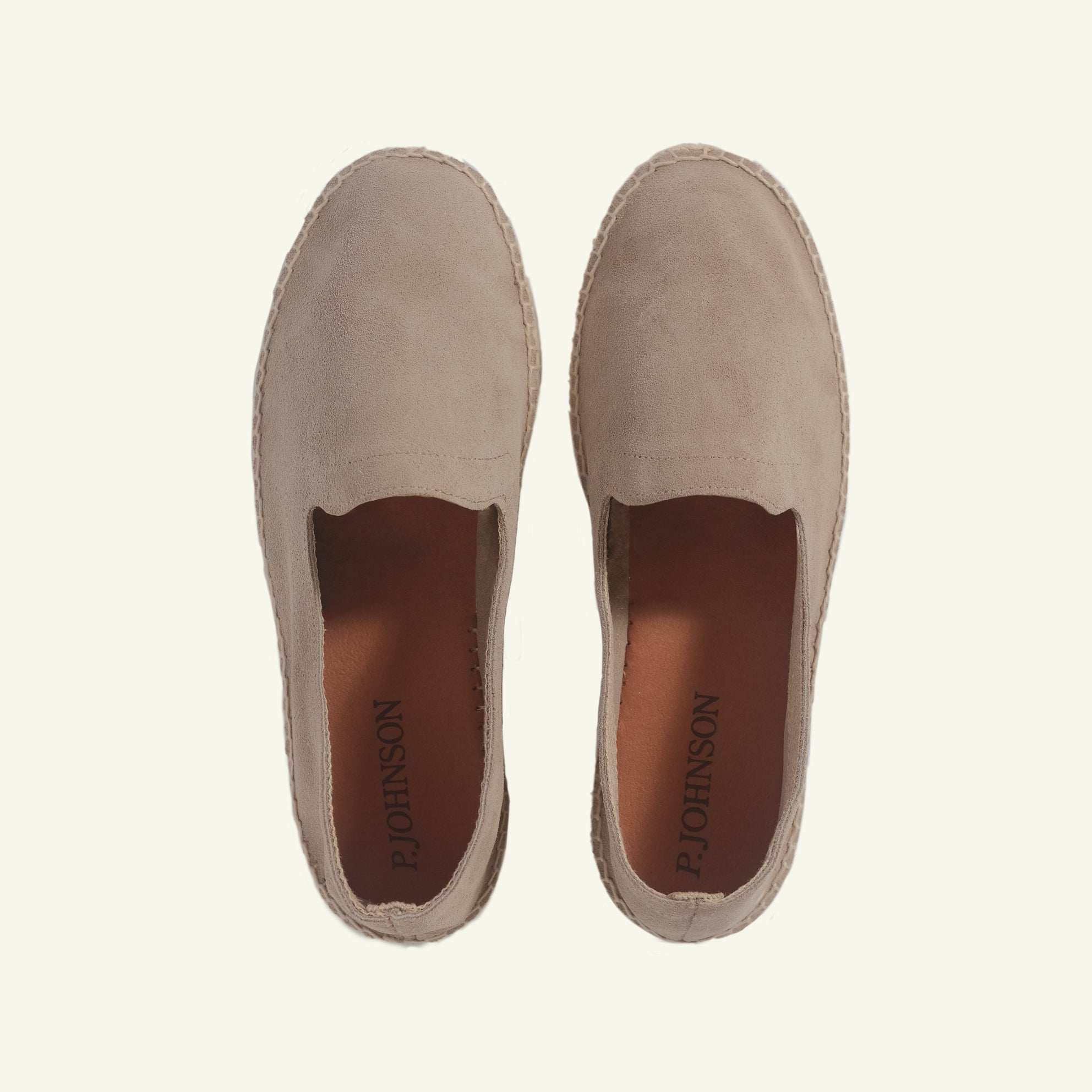 Suede Tonal Espadrille - Stone