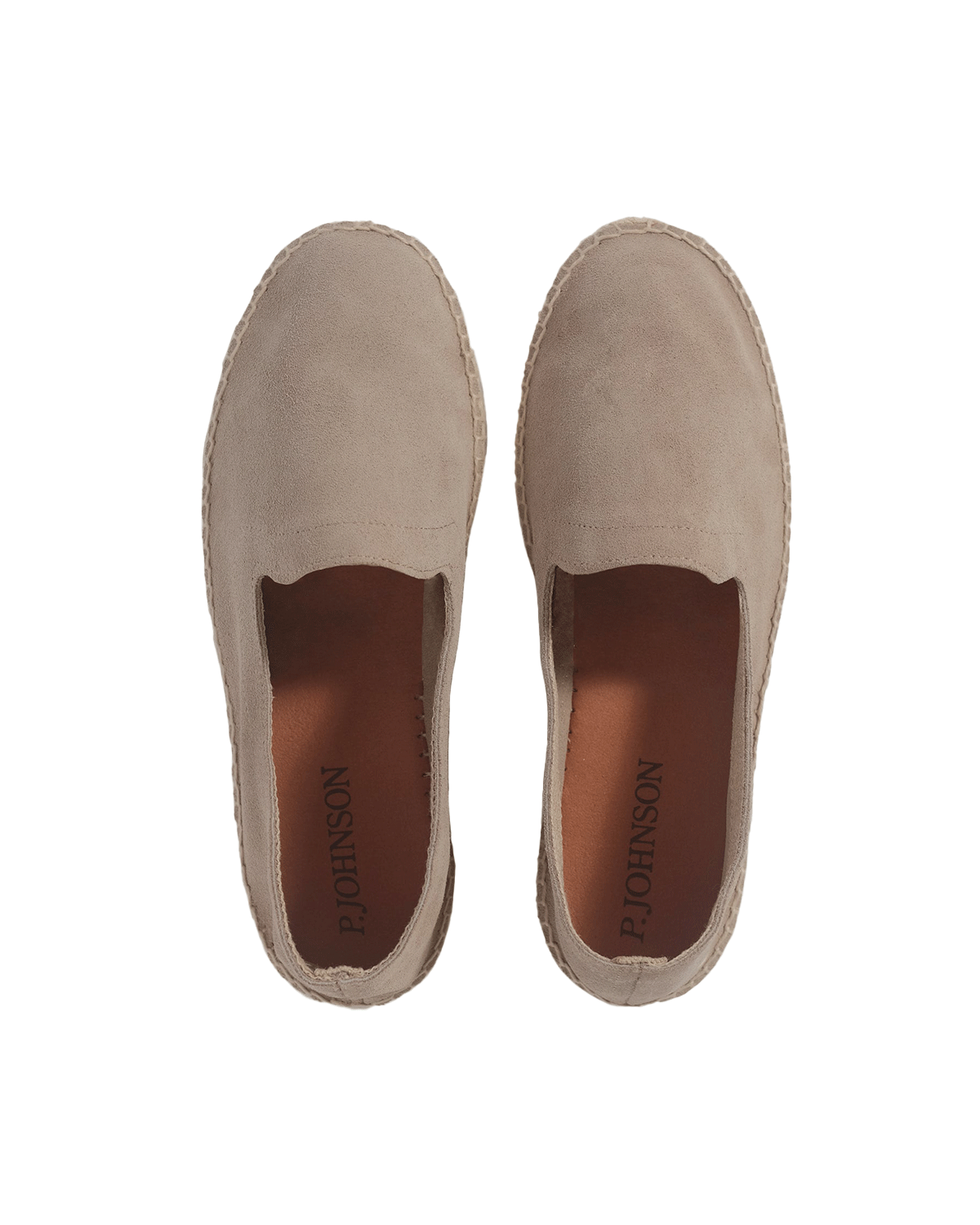 Suede Tonal Espadrille - Stone