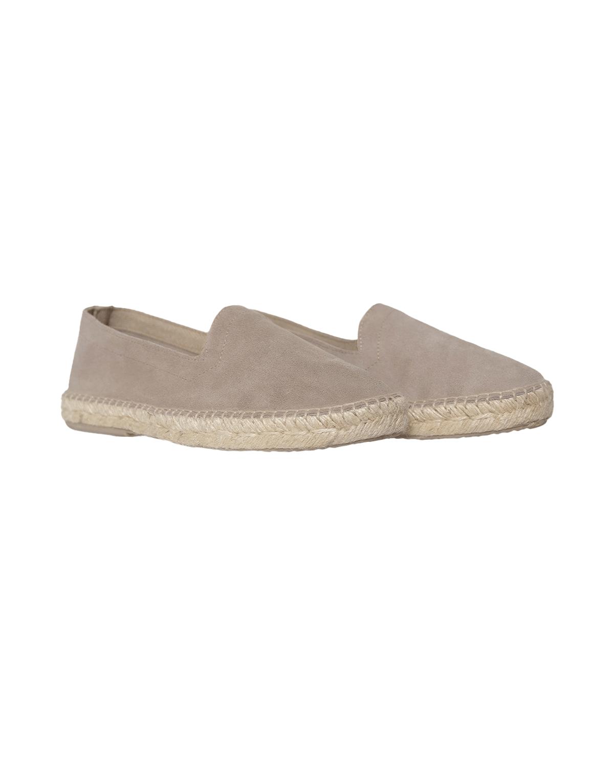 Suede Tonal Espadrille - Stone