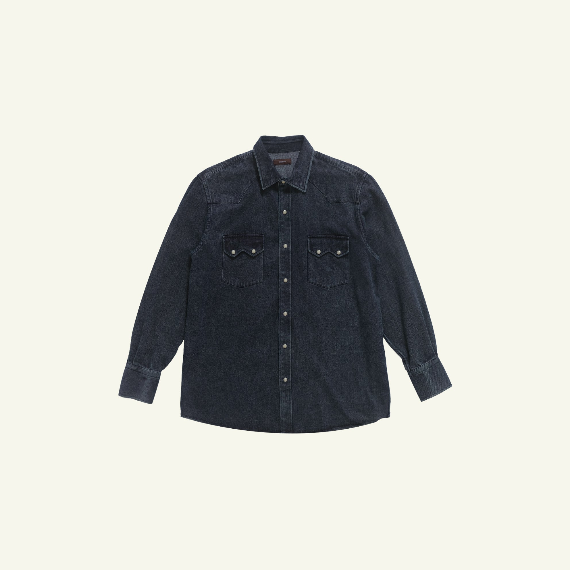 Western Shirt - Black Denim