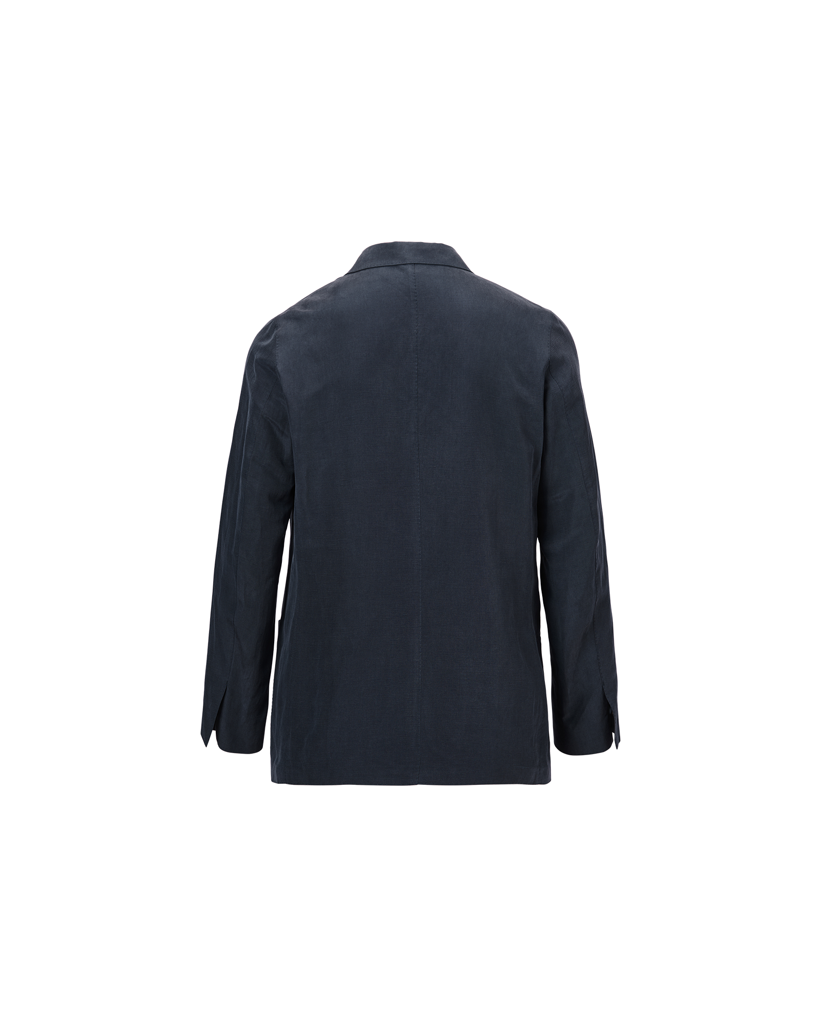 Slack Jacket - Navy Silk Linen