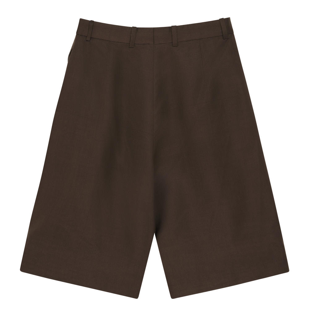 Maria Shorts - Chocolate Dupioni