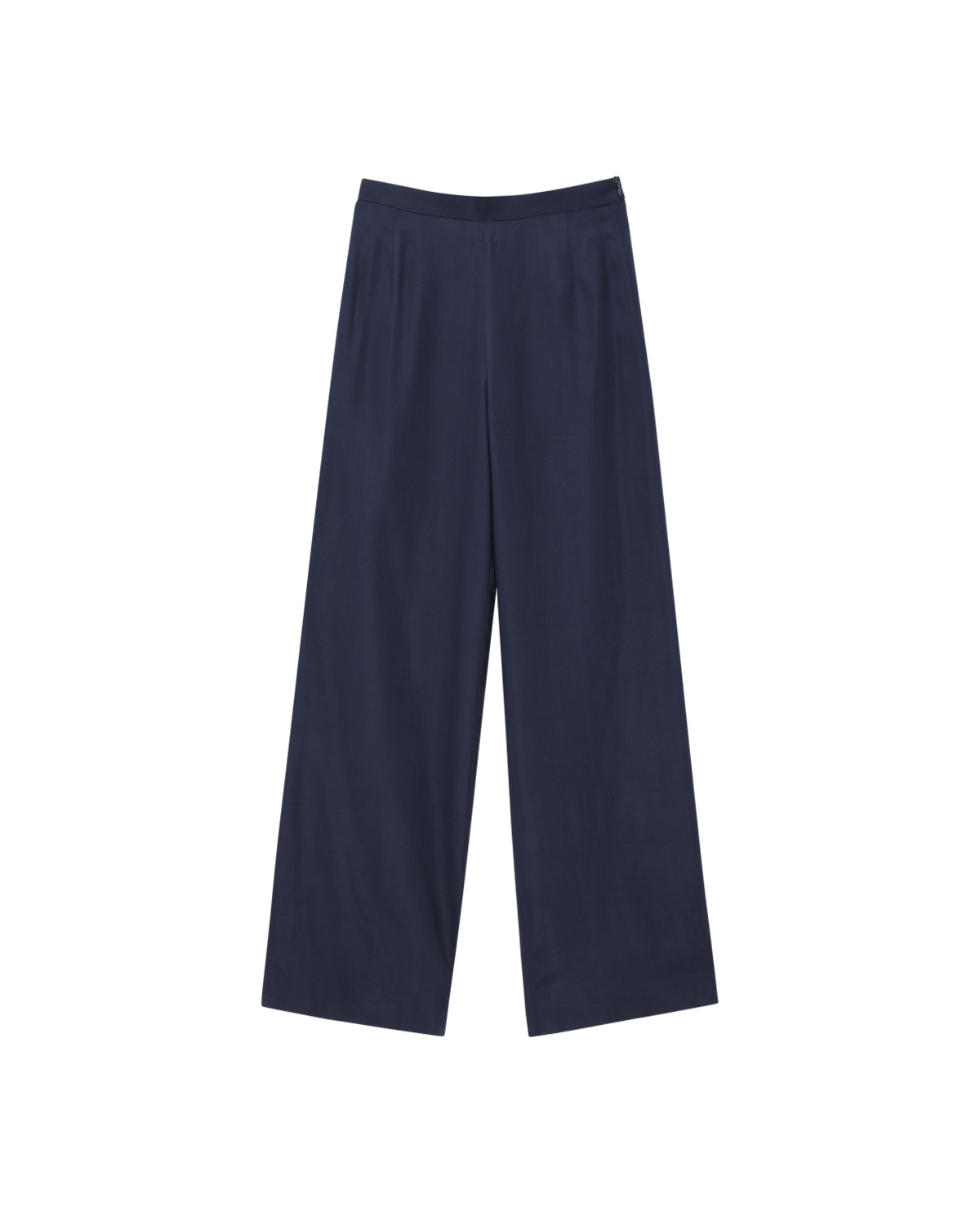 Sofia Trouser - Navy Dupioni