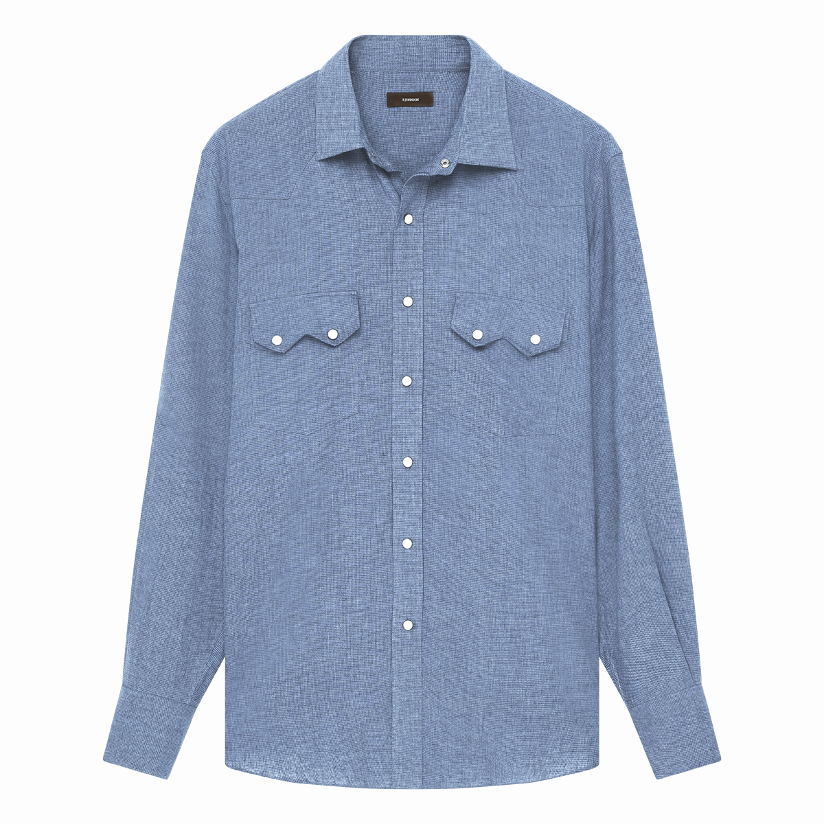Western Shirt - Linen Check