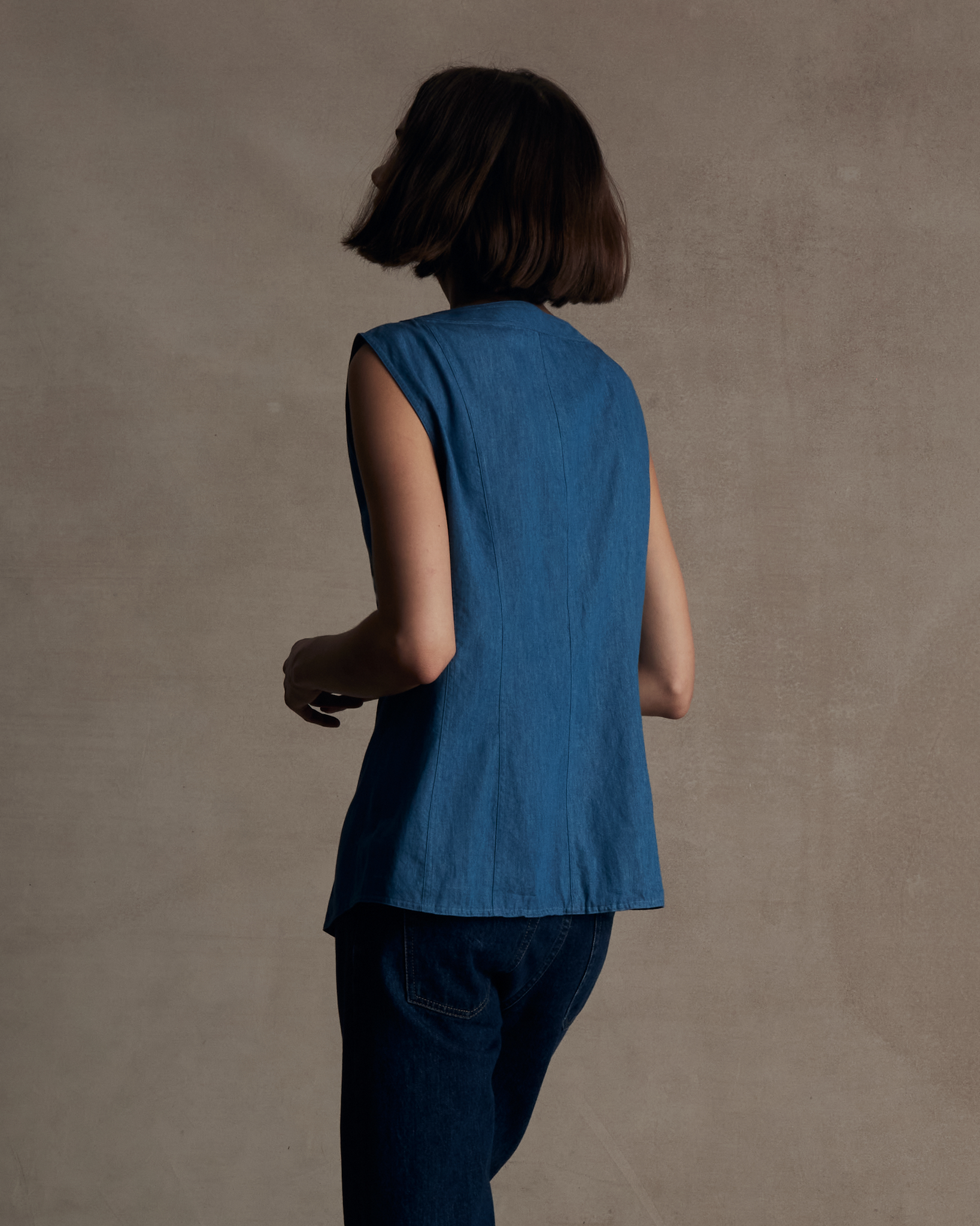 Bodice Top - Light Denim