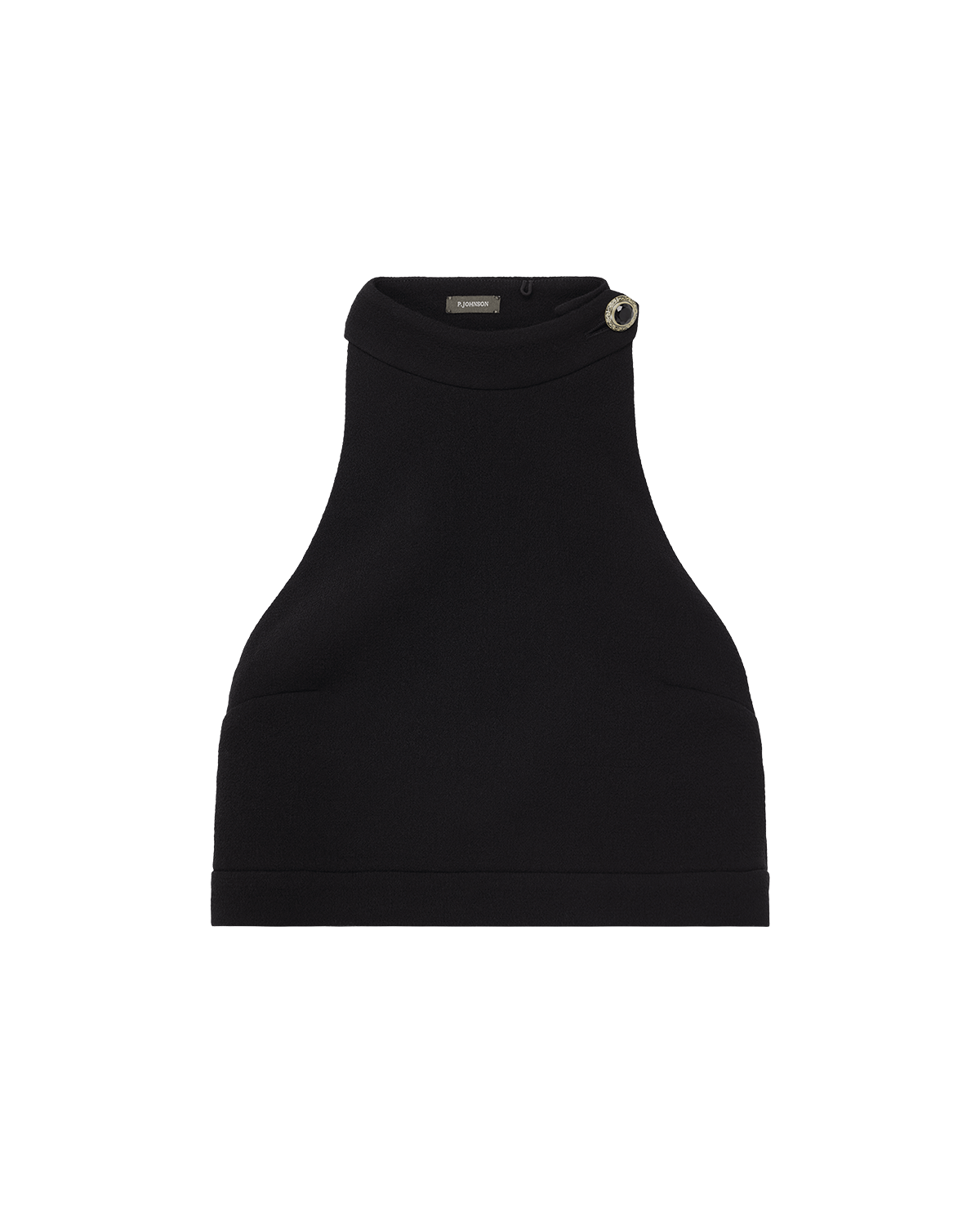 Gabrielle Crop - Black Crepe