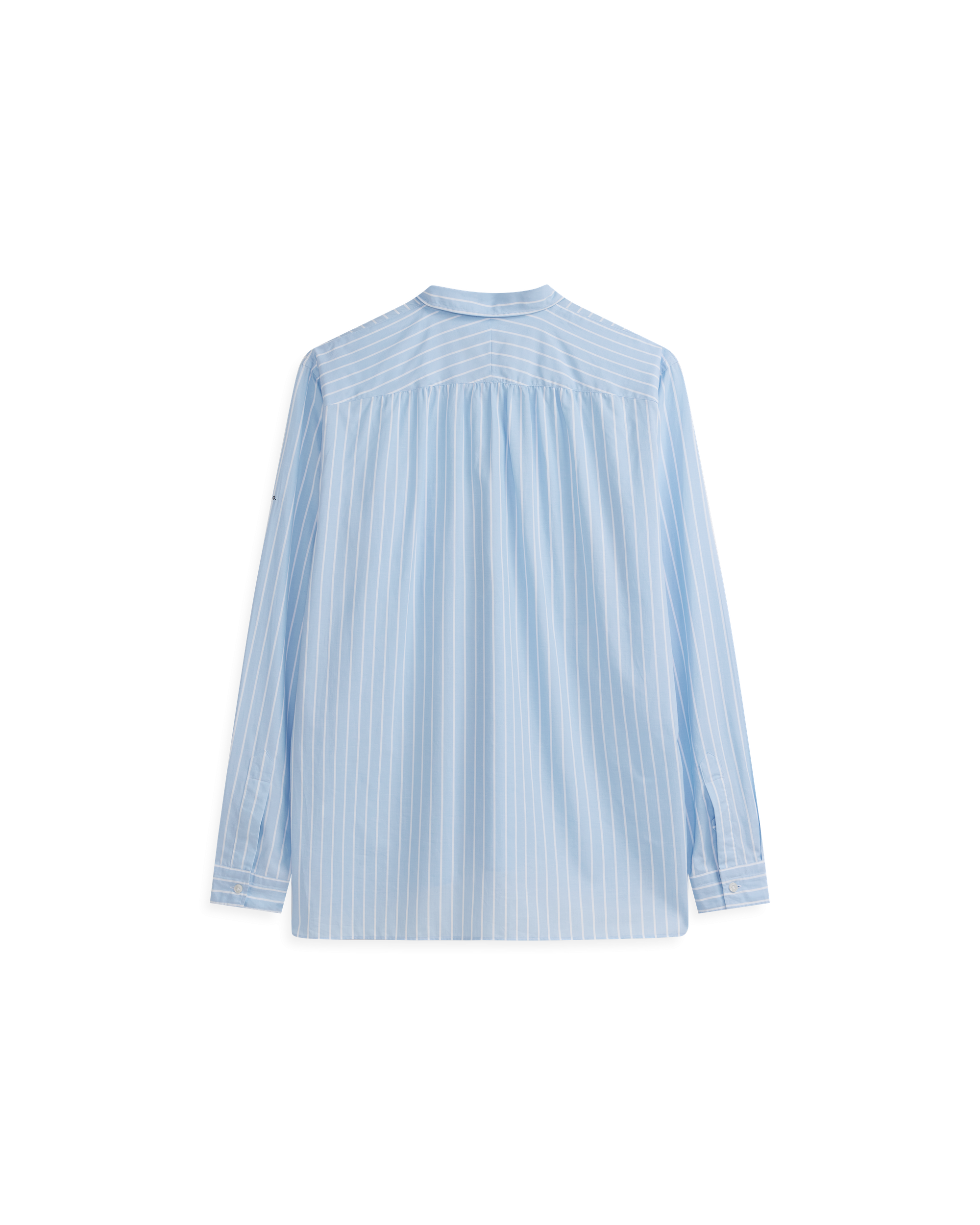 Fine Twill Popover - Blue Stripe