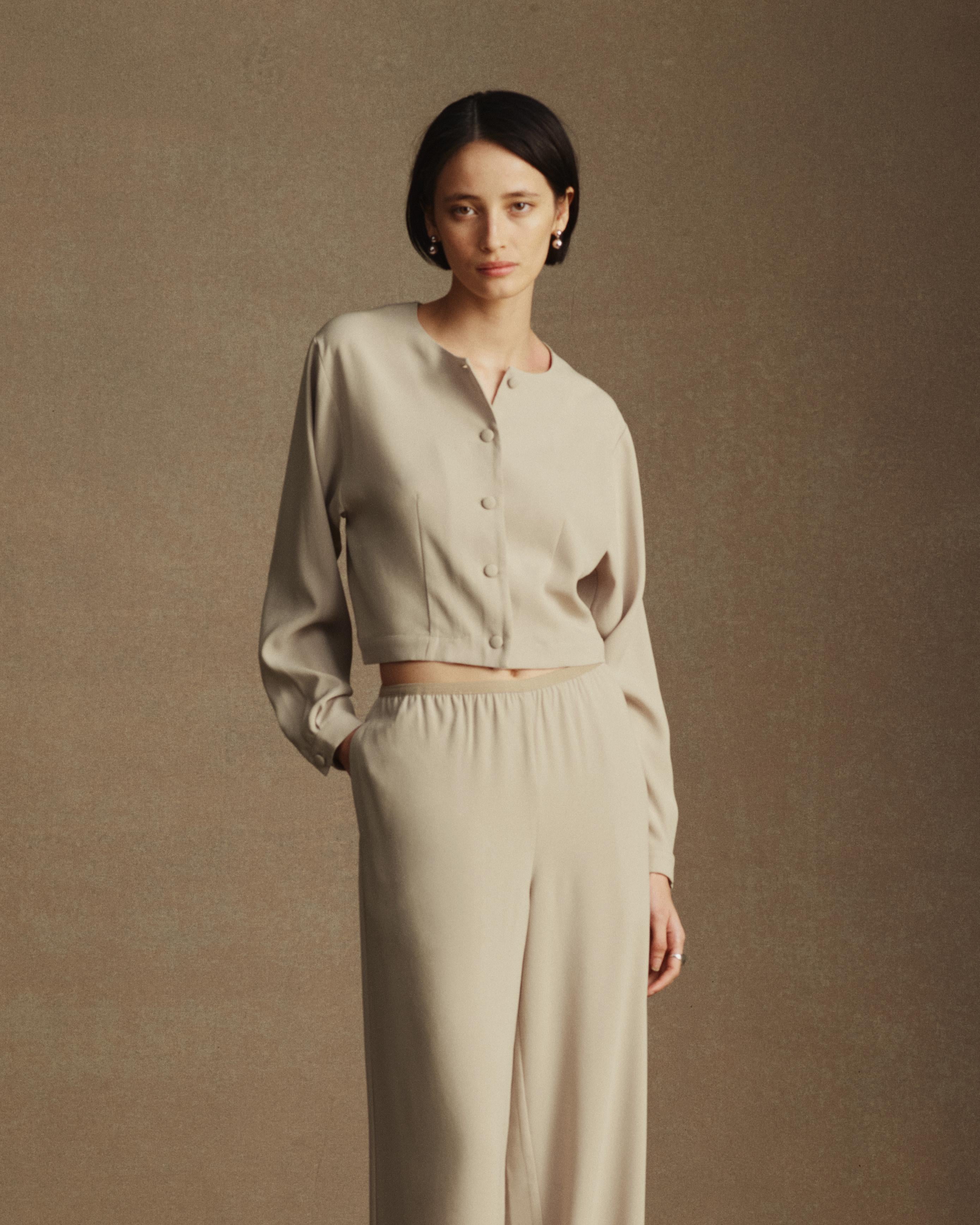 Florence Blouse - Greige