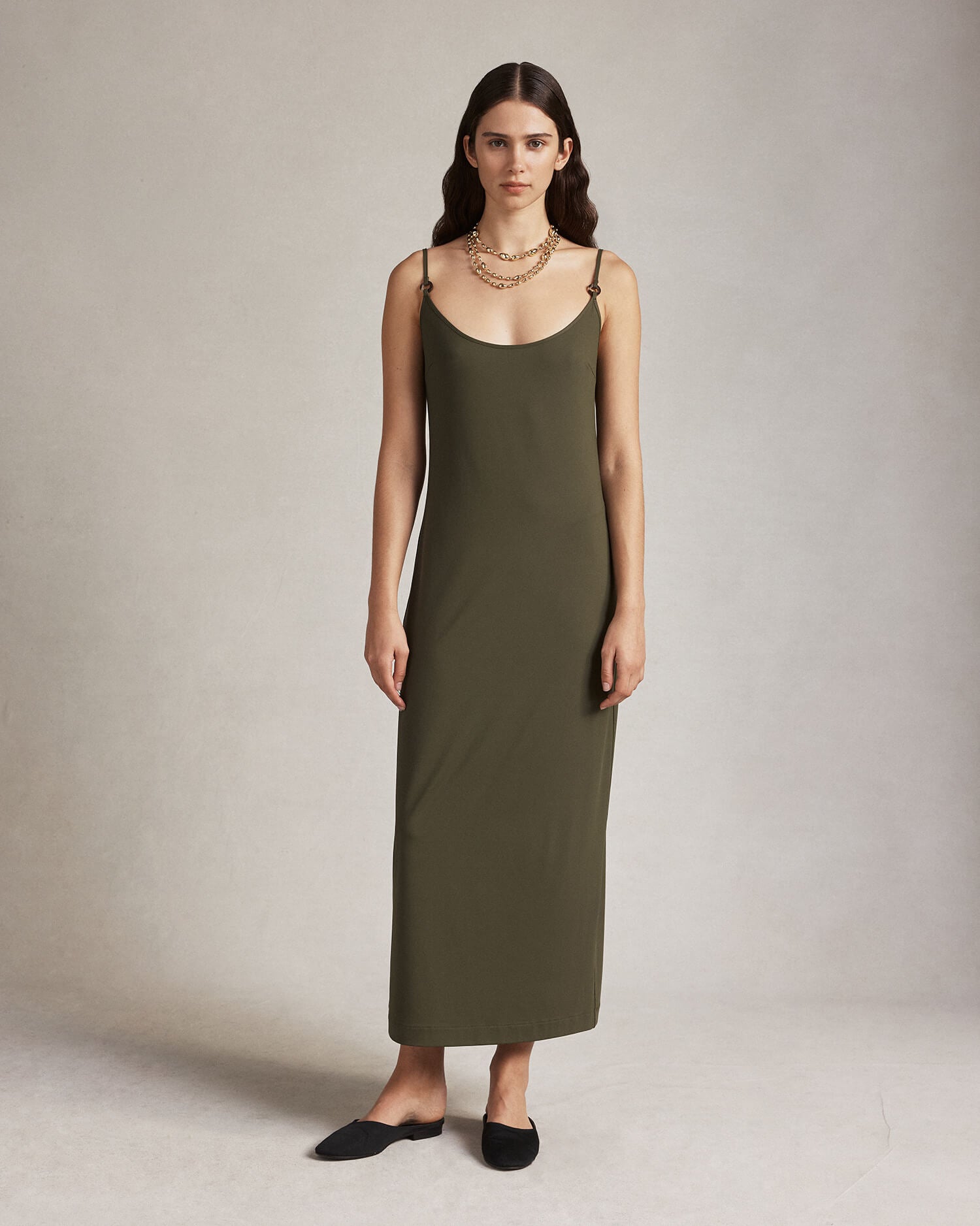 Caroline Dress - Olive