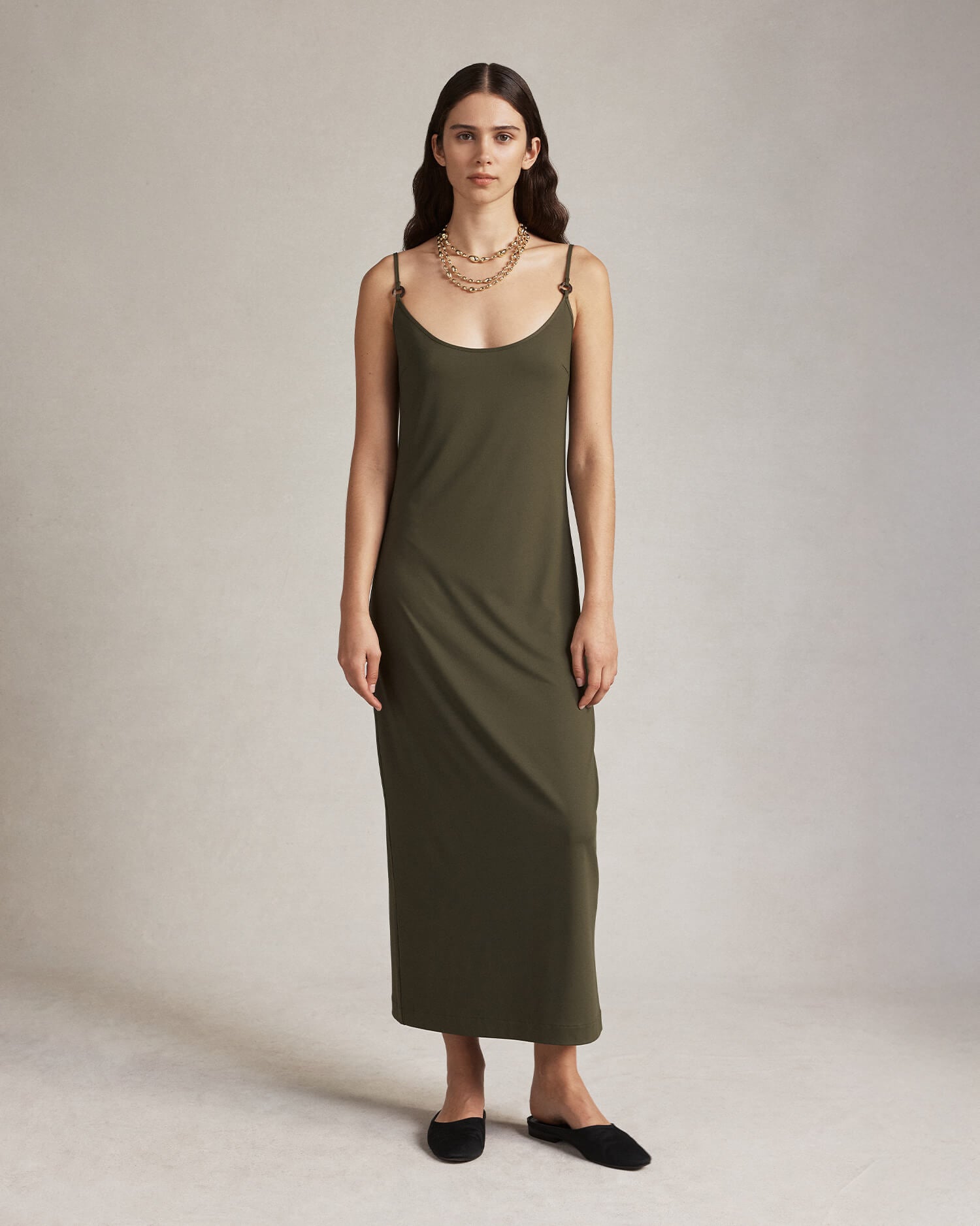 Caroline Dress - Olive