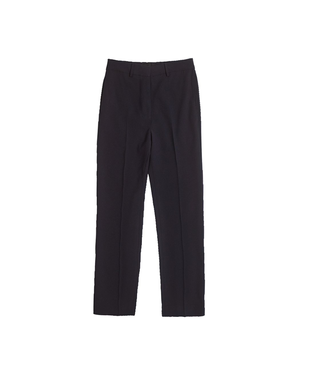 Georgia Straight Trouser - Navy Wool Twill