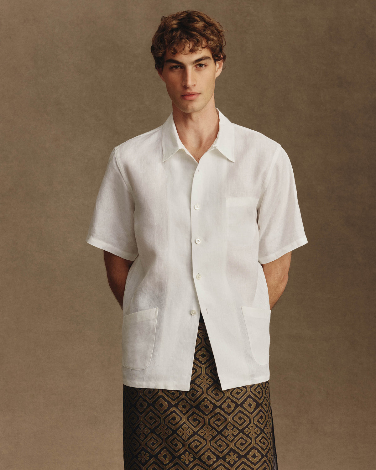Guillermo Shirt - White Linen