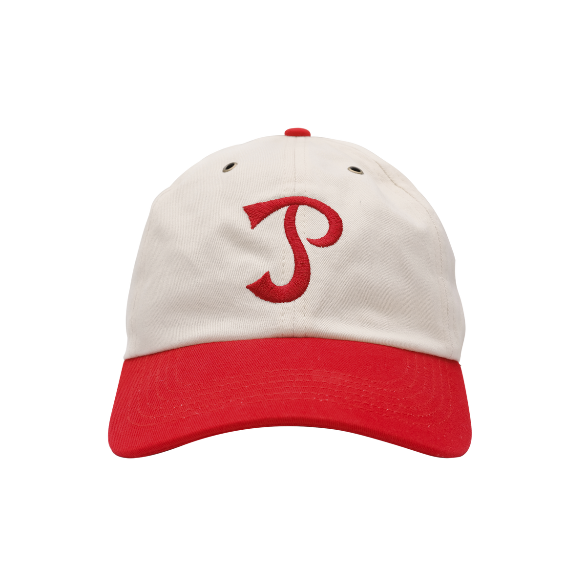 Red off best sale white hat