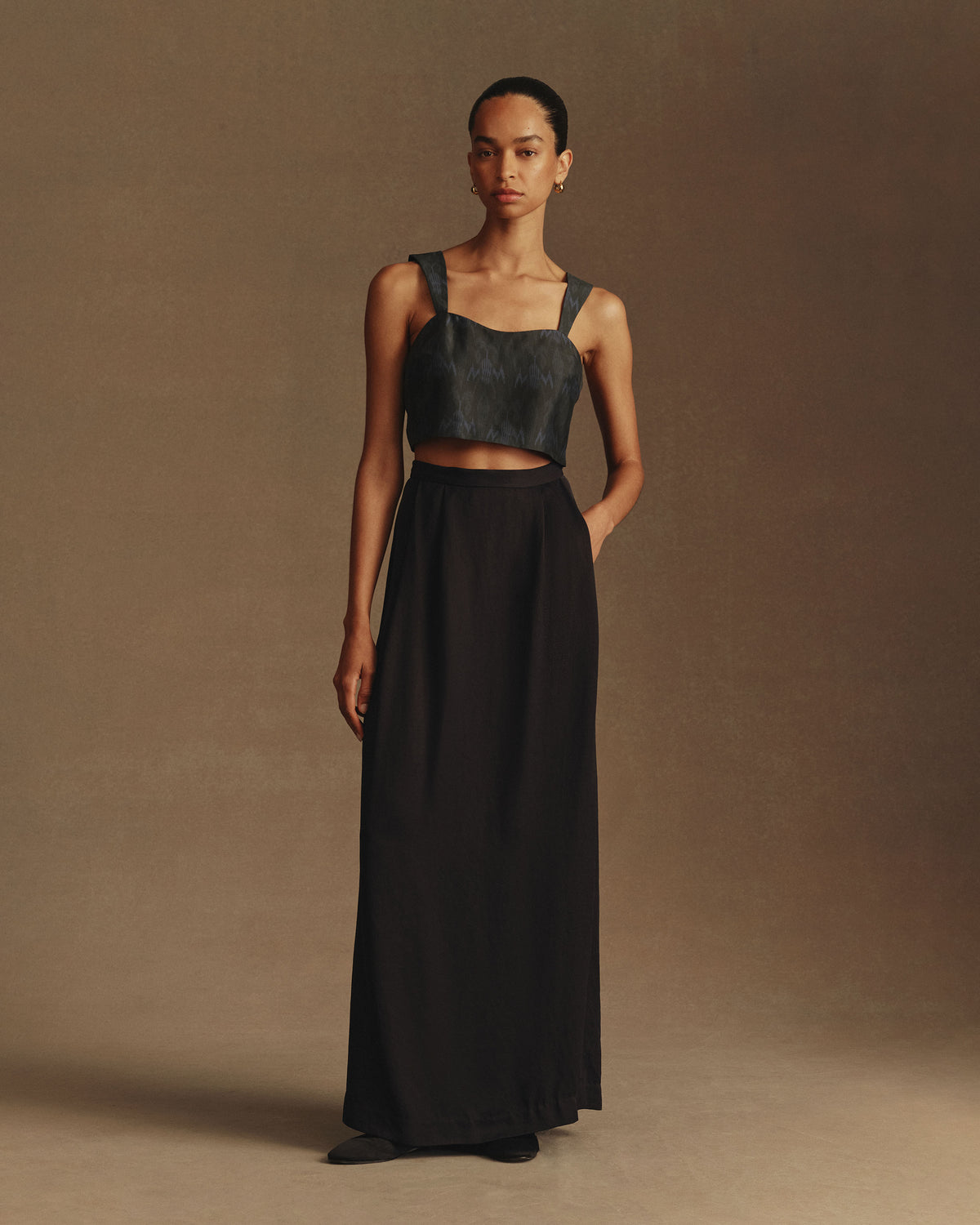 Helena Straight Skirt - Black