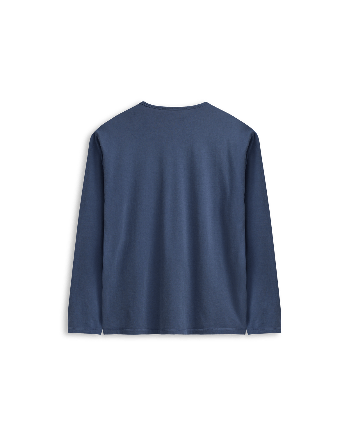 Henri Long Sleeve T-Shirt - Washed Mid Blue
