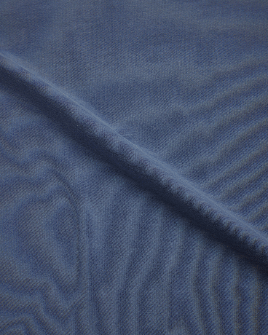Henri Long Sleeve T-Shirt - Washed Mid Blue
