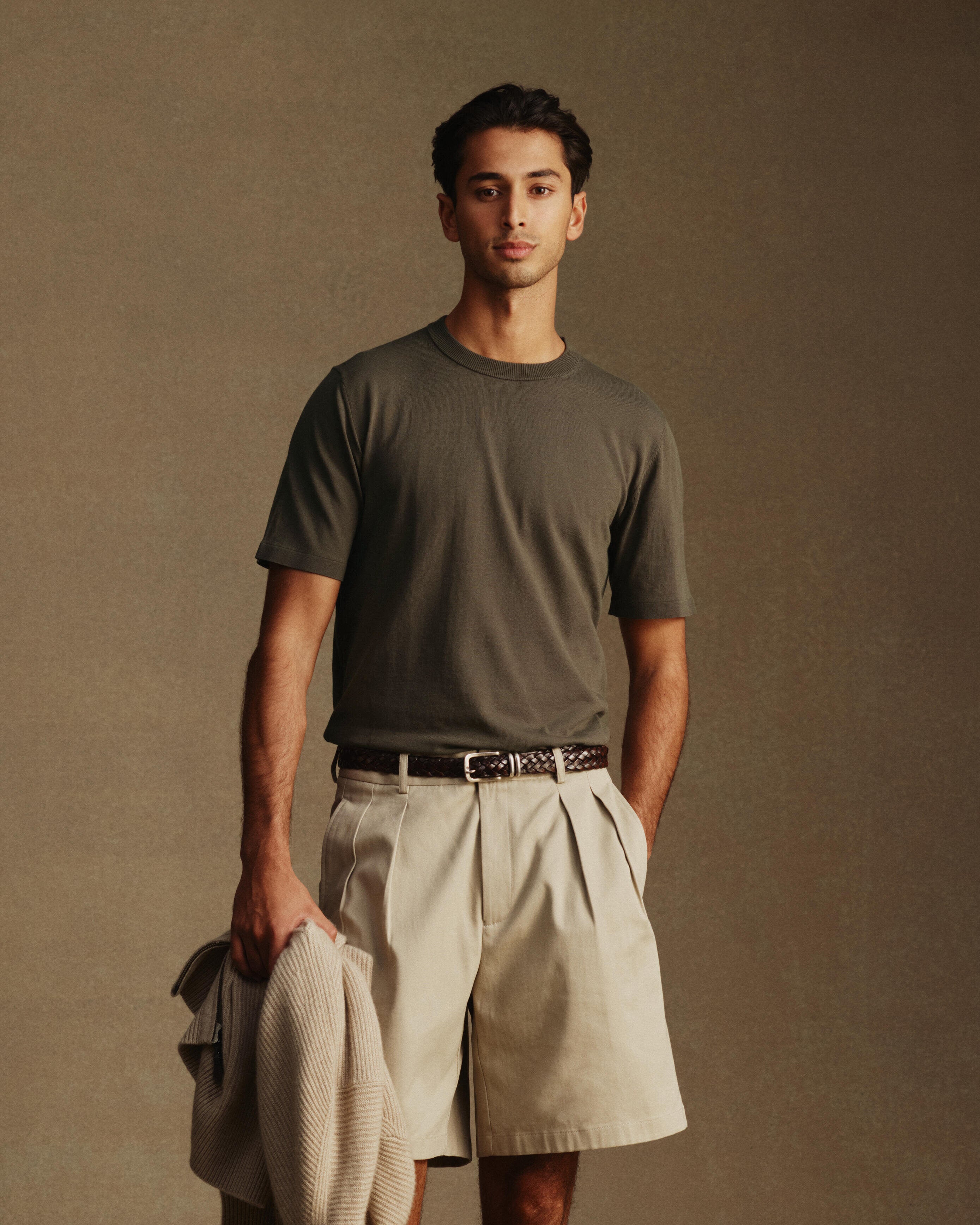 Ice Cotton Tee - Dark Moss