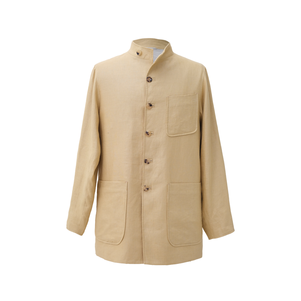 Safari Twill Linen Corbu Jacket