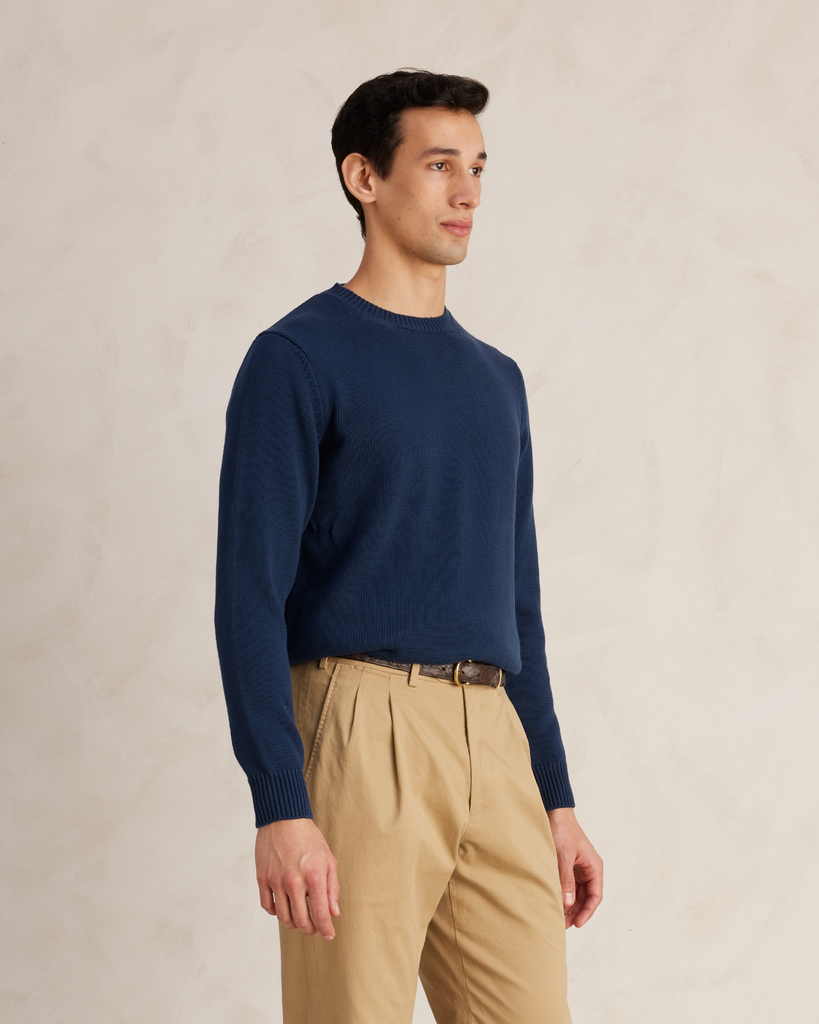 Ink Cotton Fisherman's Sweater