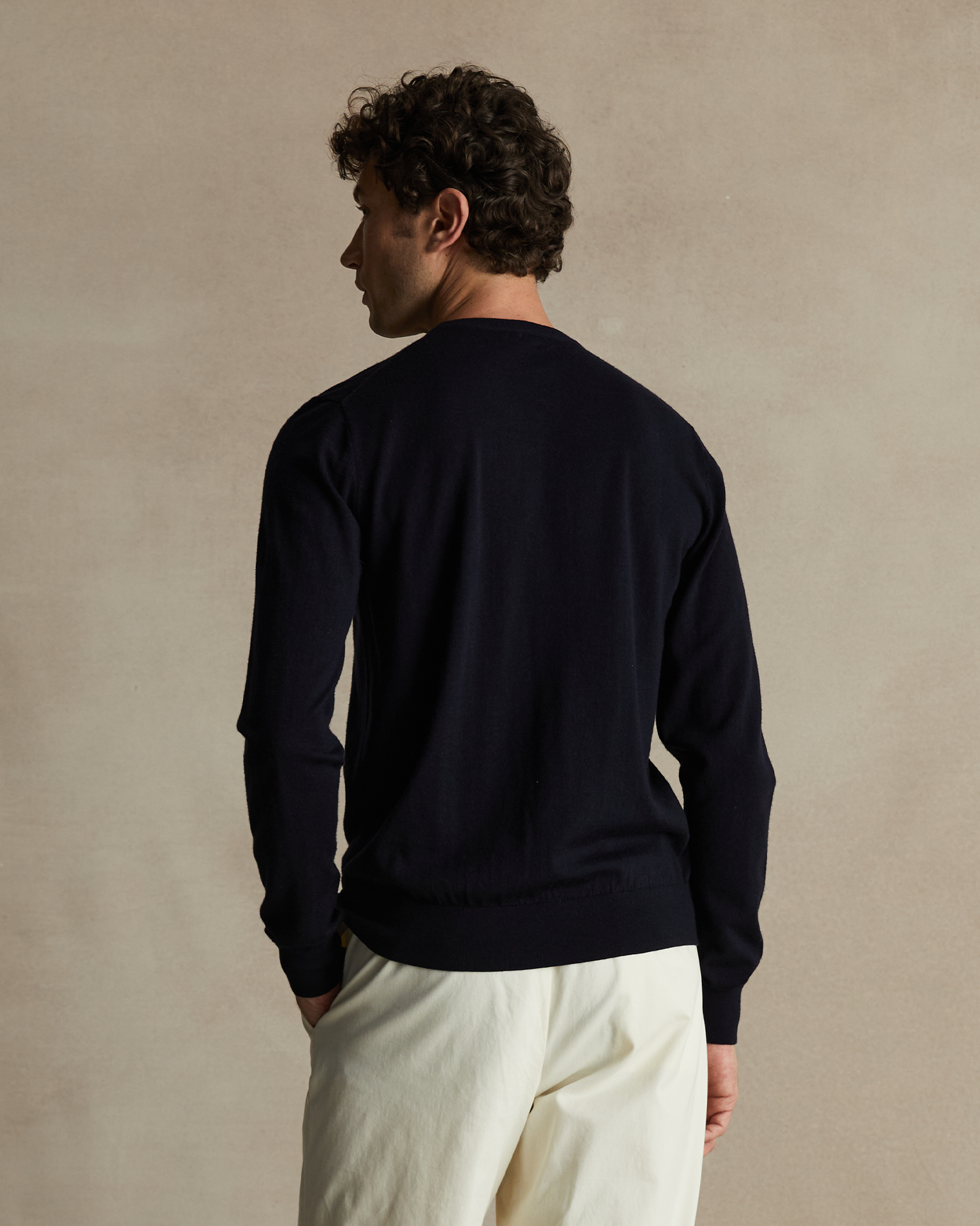 Navy Merino Sweater