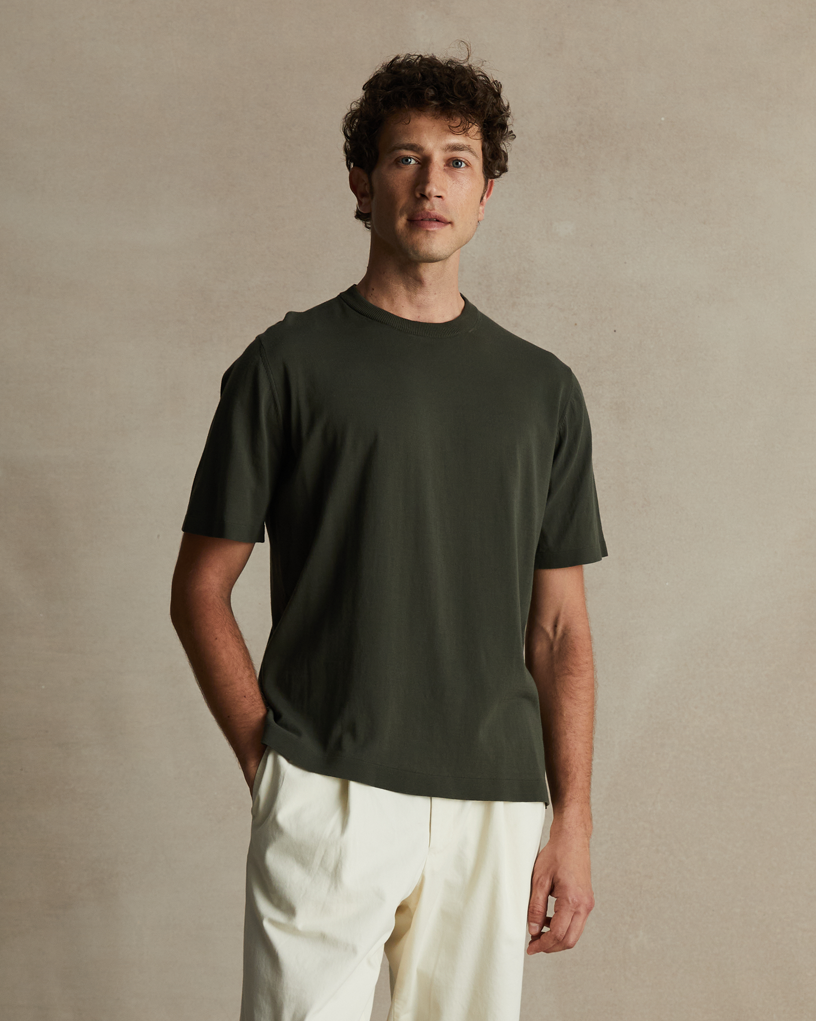 Ice Cotton Tee - Green