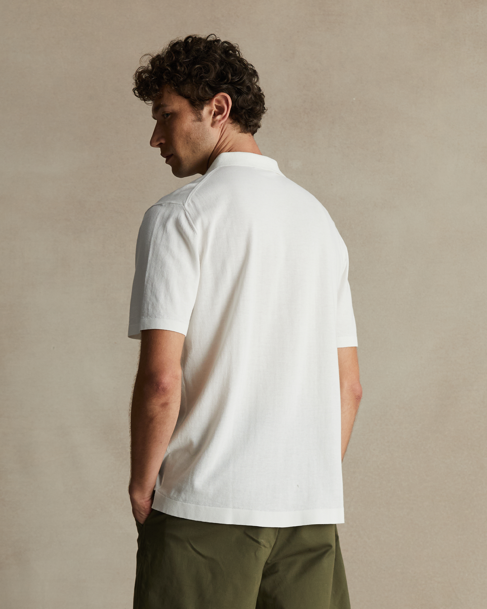 Ice Cotton Polo - Off White
