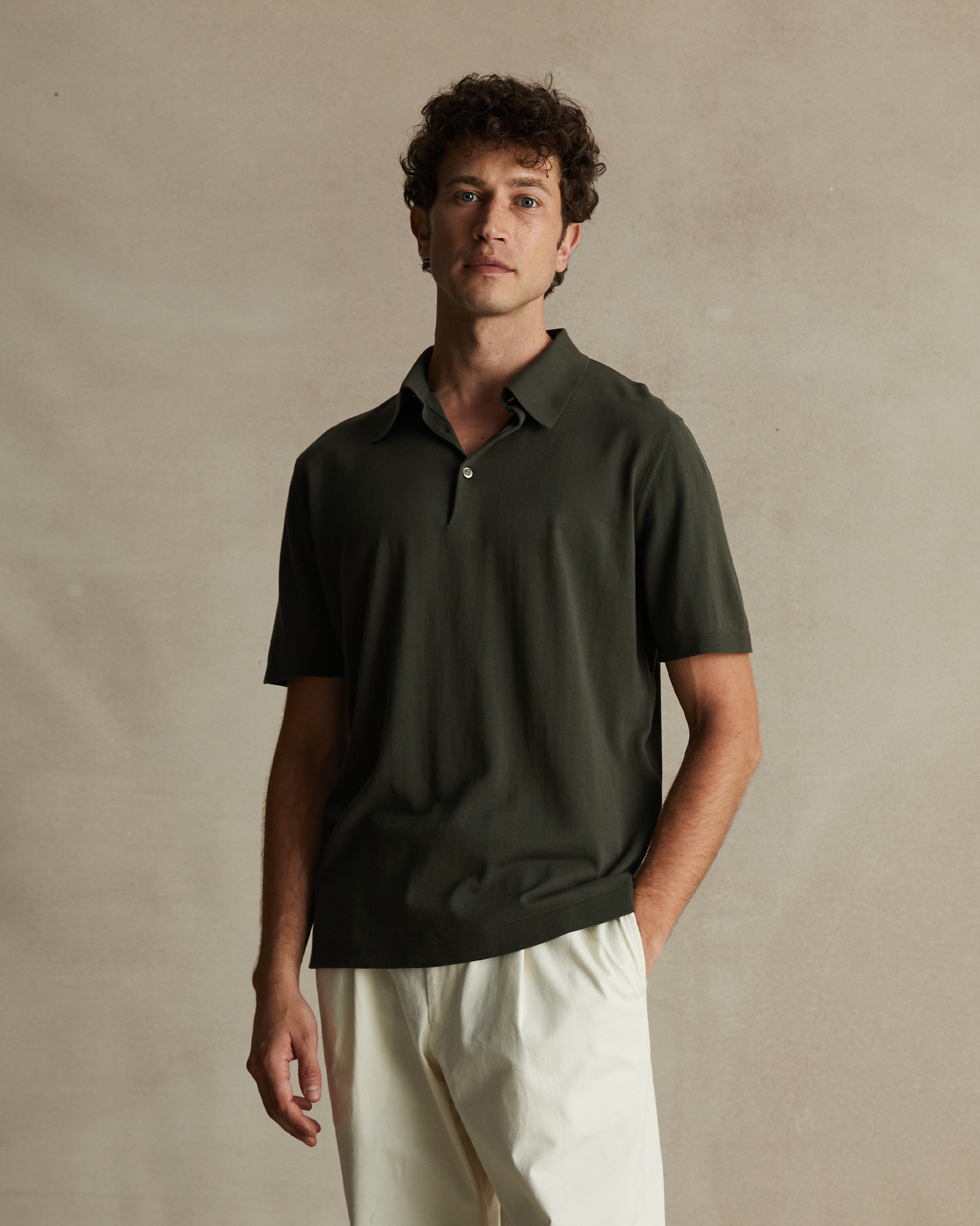 Ice Cotton Polo - Green