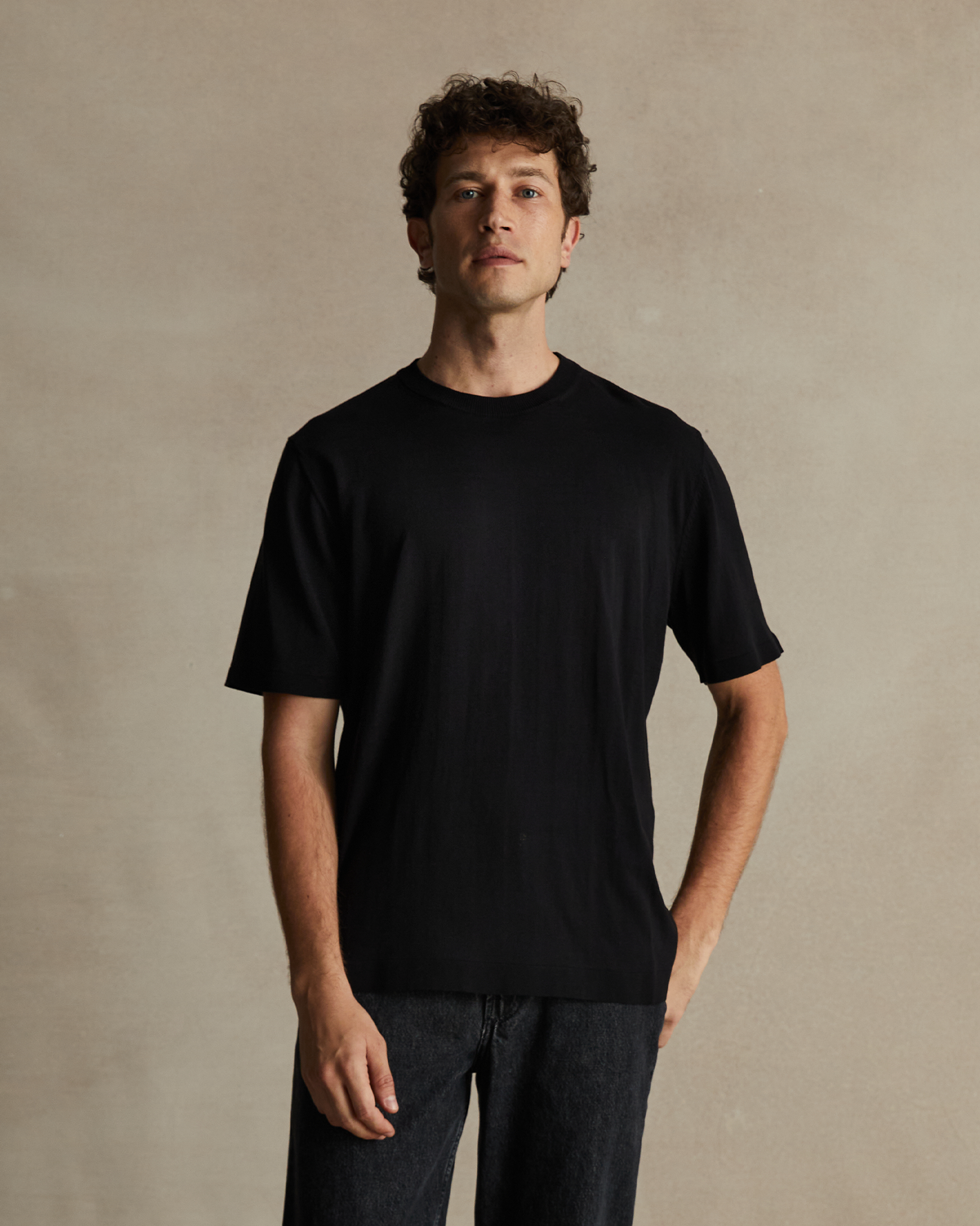 Ice Cotton Tee - Black