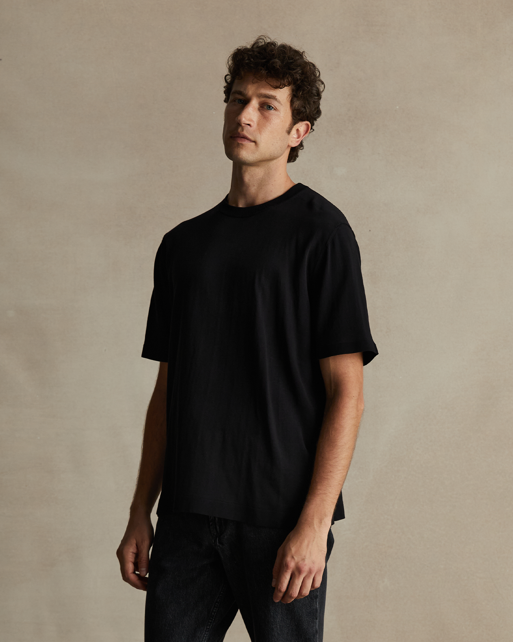 Ice Cotton Tee - Black