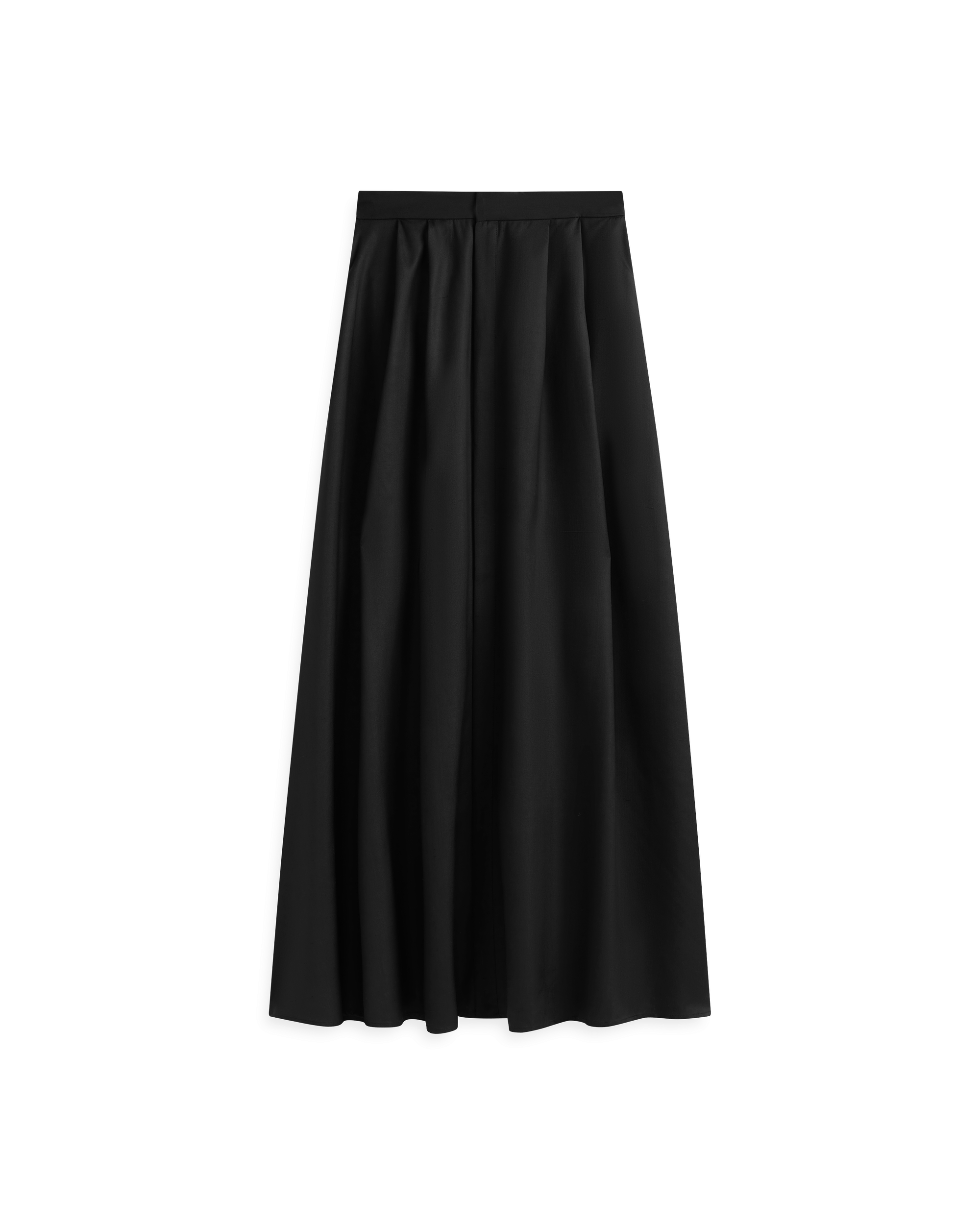 Kahlo Skirt - Black Dupioni