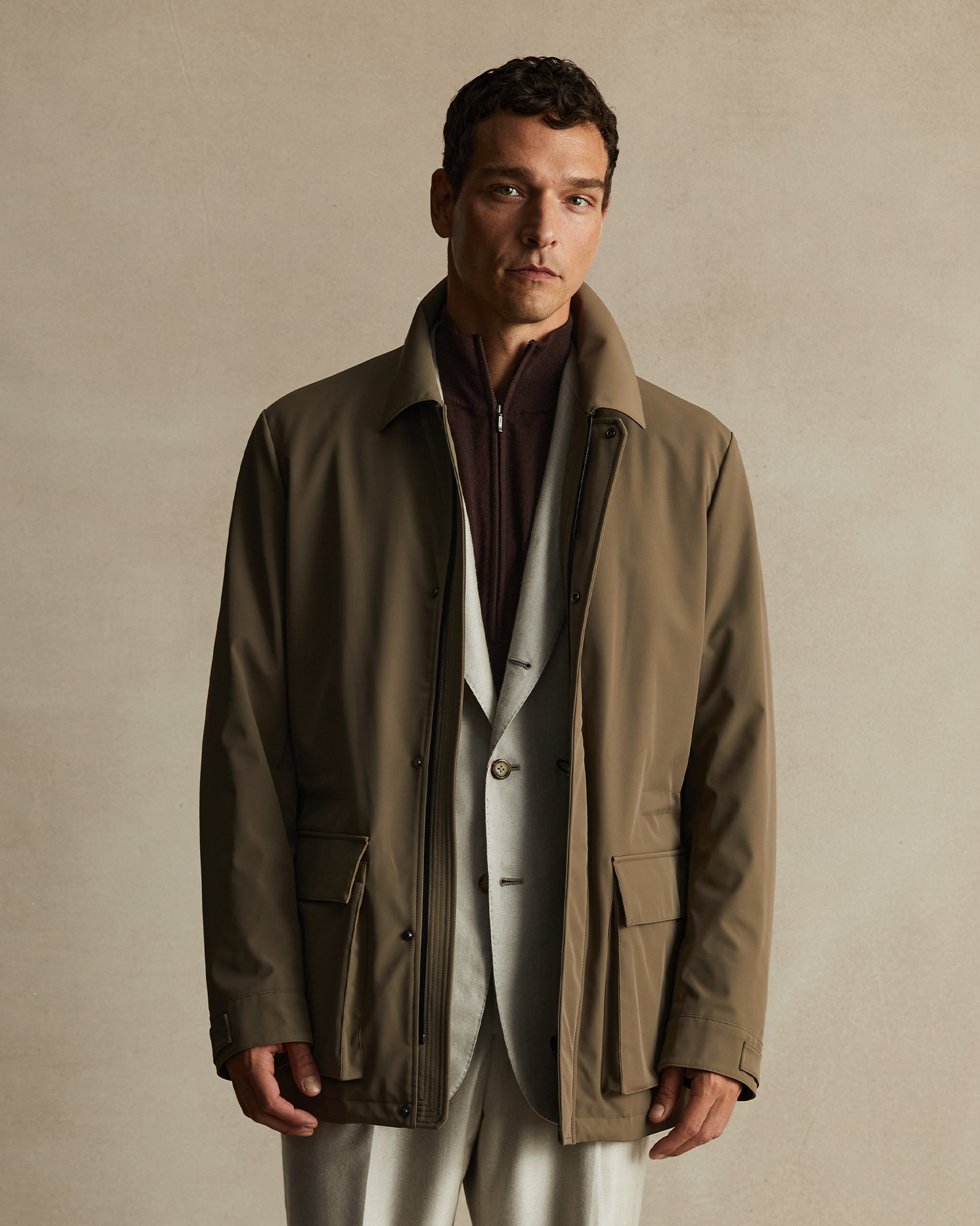 Technical Field Jacket - Khaki