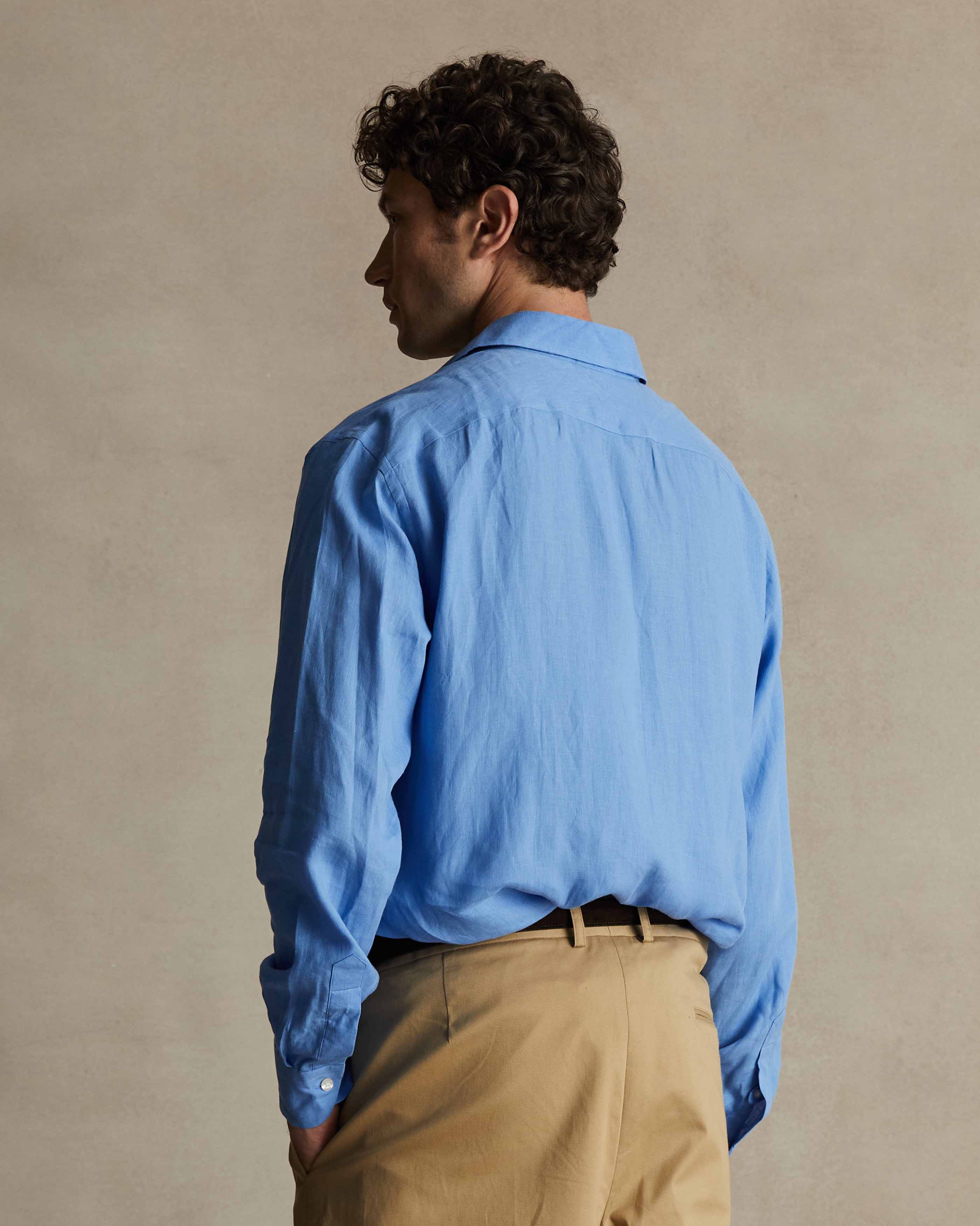Cornflower Summer Linen Shirt