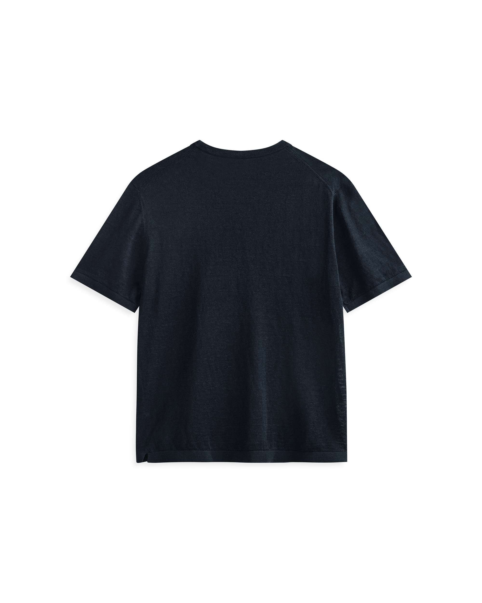 Linen Tee - Navy